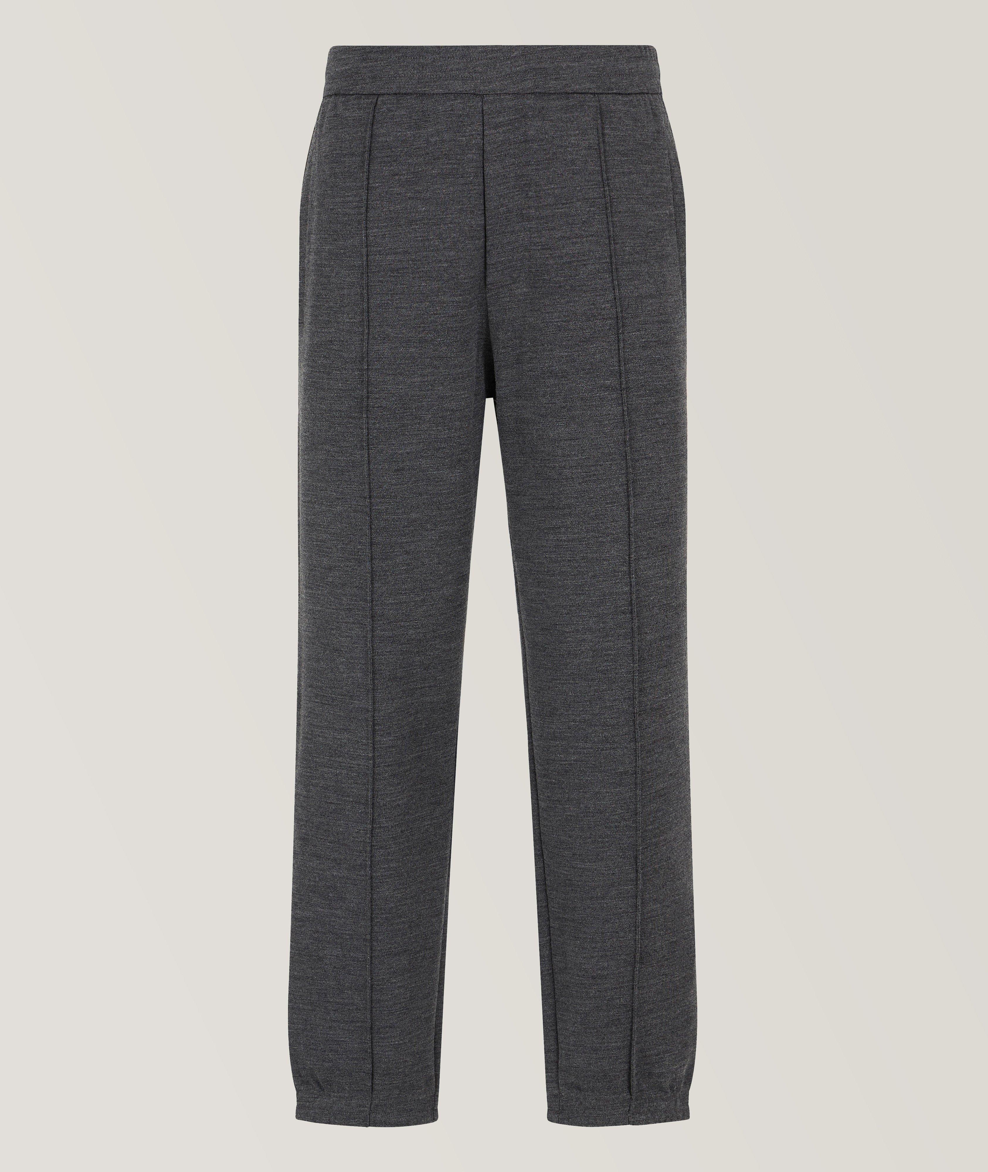 Travel Essentials Wool-Blend Jersey Pants