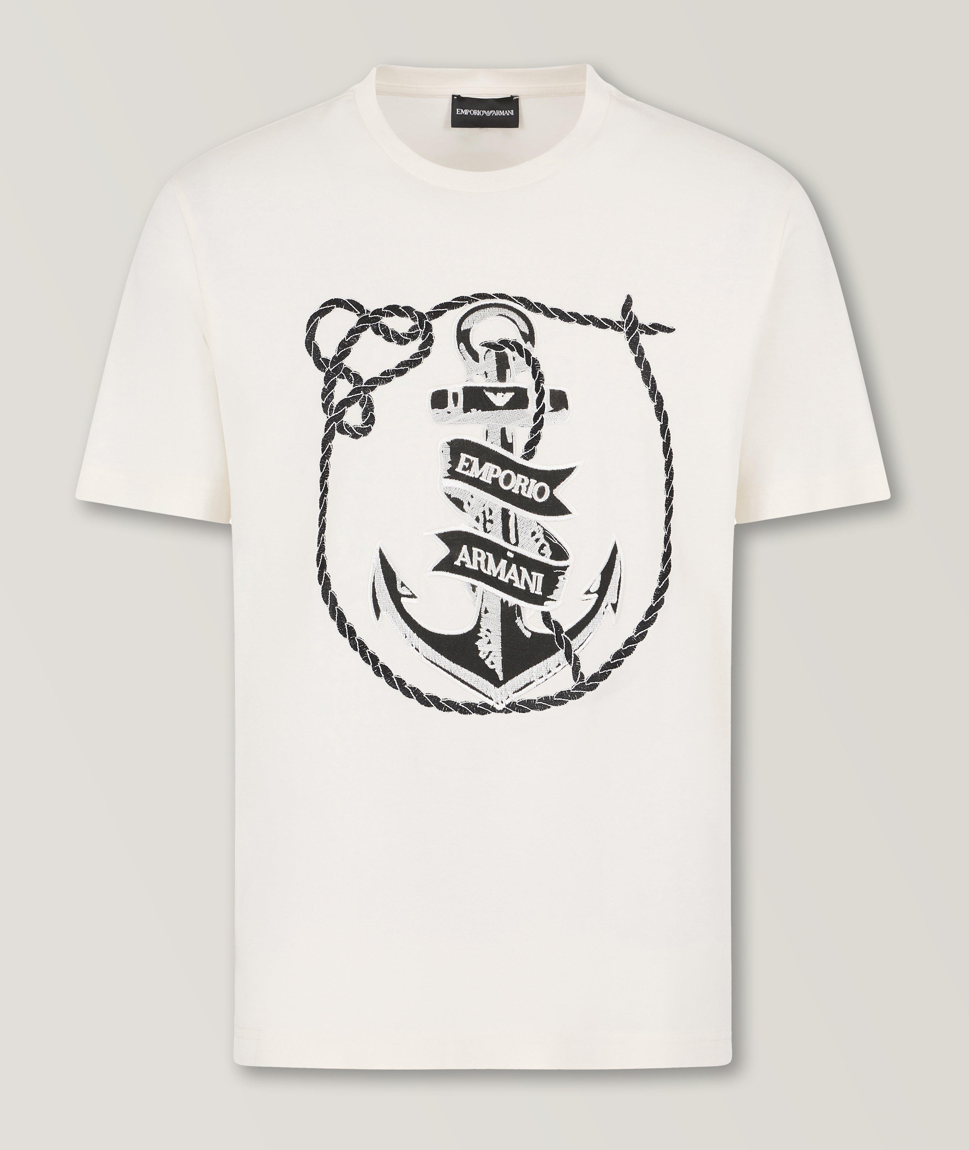 Embroidered Anchor Logo T-Shirt