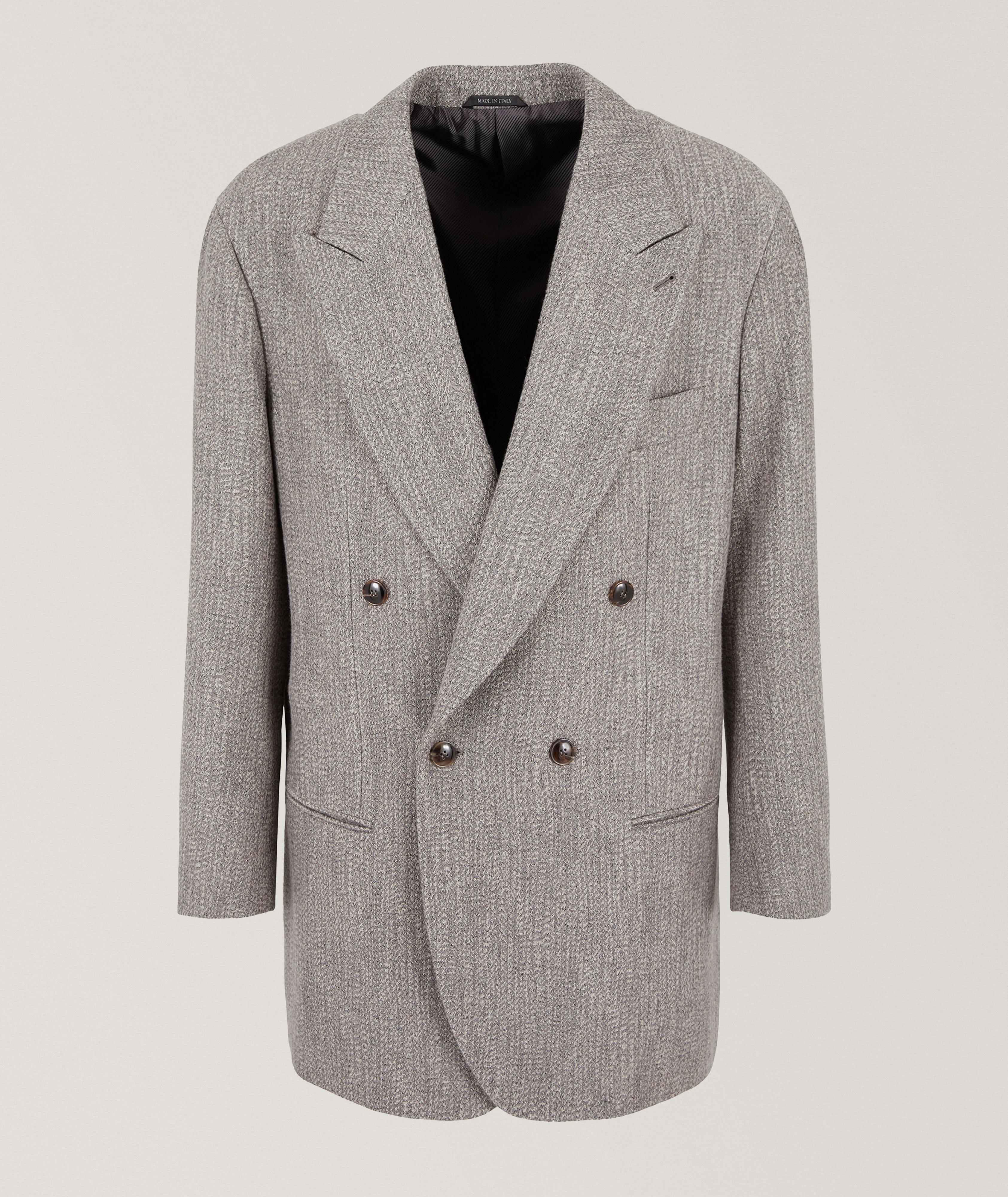 Giorgio Armani Veston À Double Boutonnage En Gris , Taille Homme 52