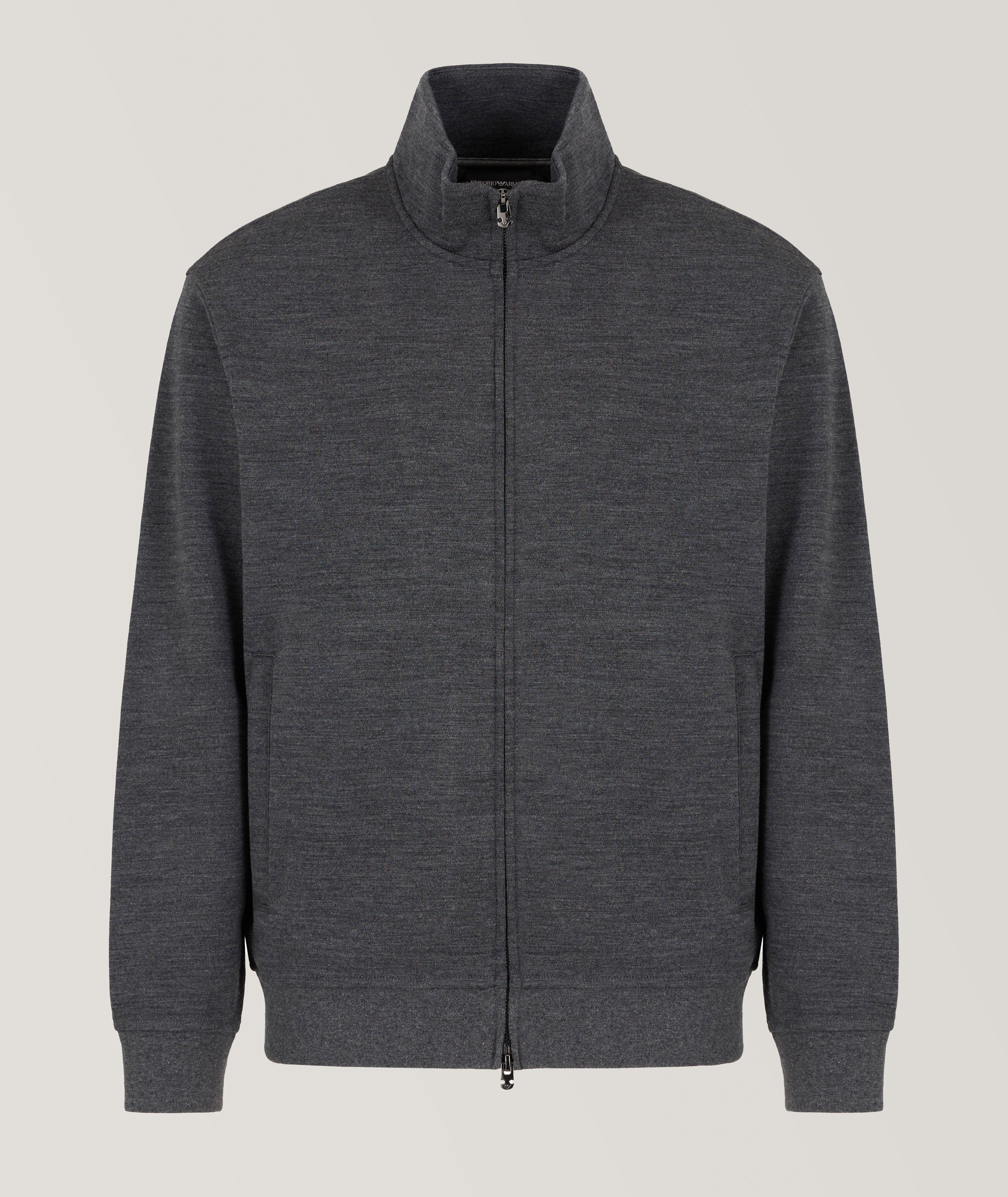 Emporio Armani Pull En Lyocell Et En Coton, Collection De Voyage En Gris , Taille Homme TTG