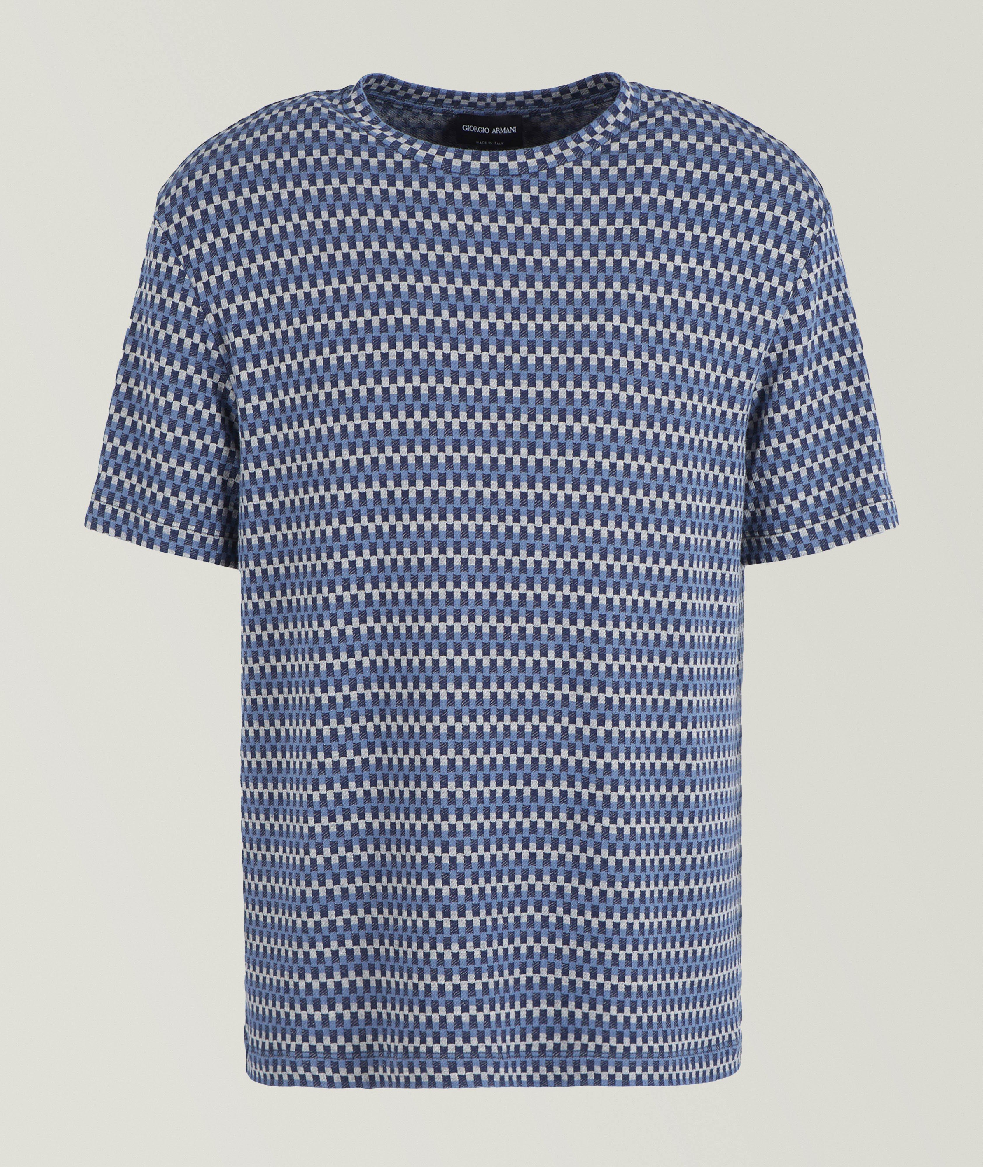 Jacquard Check T-Shirt