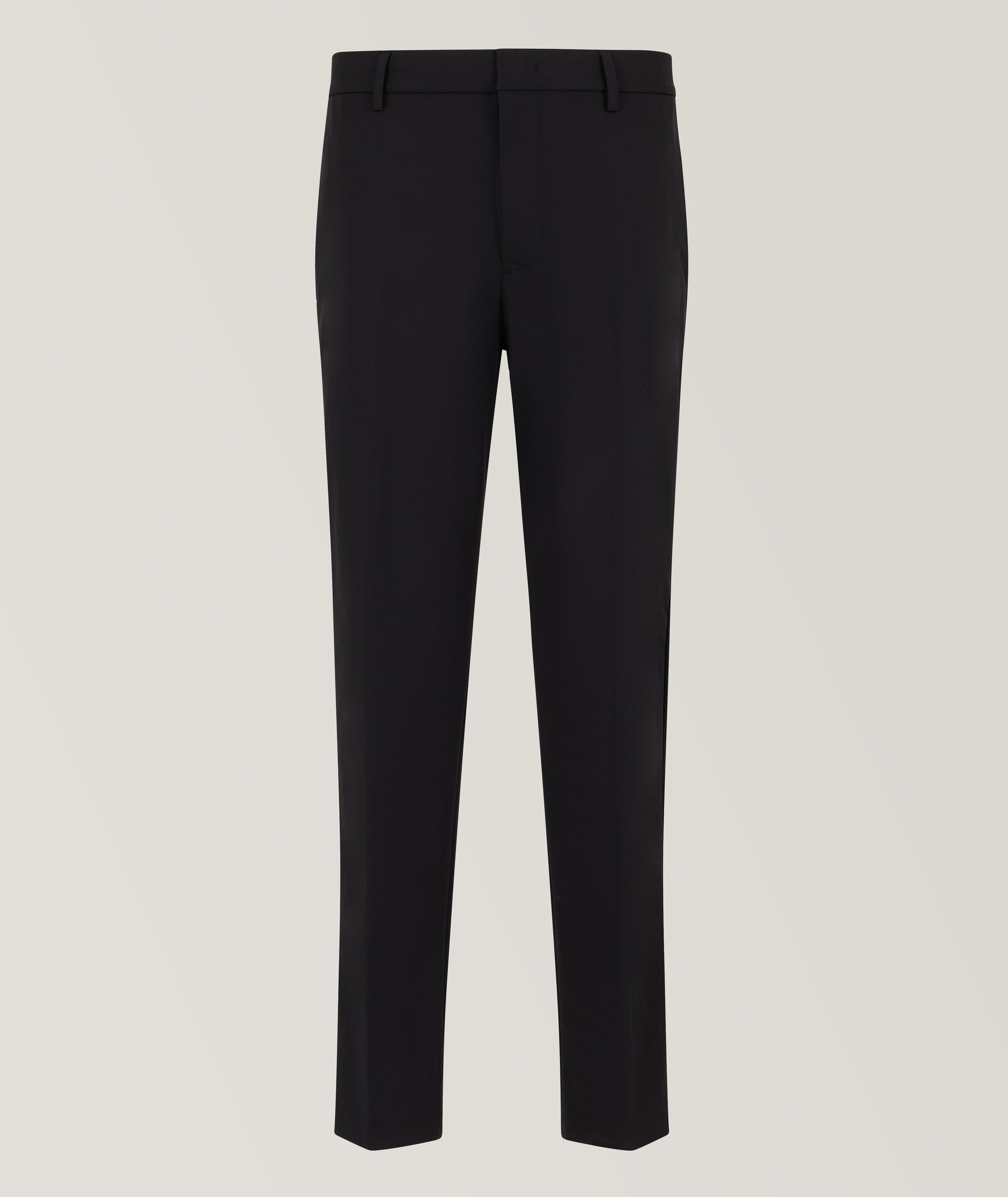 Emporio Armani Pantalon En Tissu Technique En Noir , Taille Homme 54