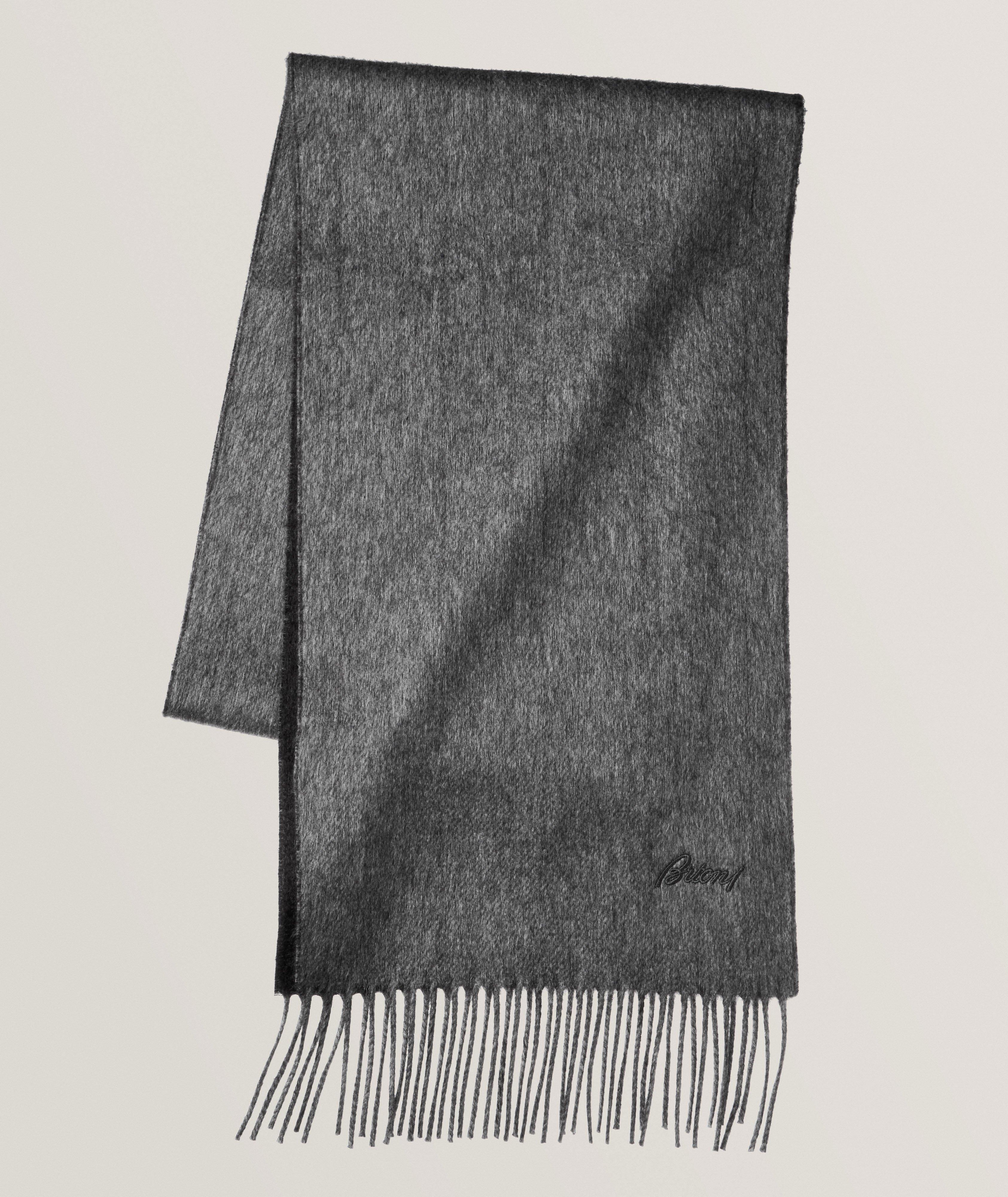 Fringed Silk-Cashmere Scarf