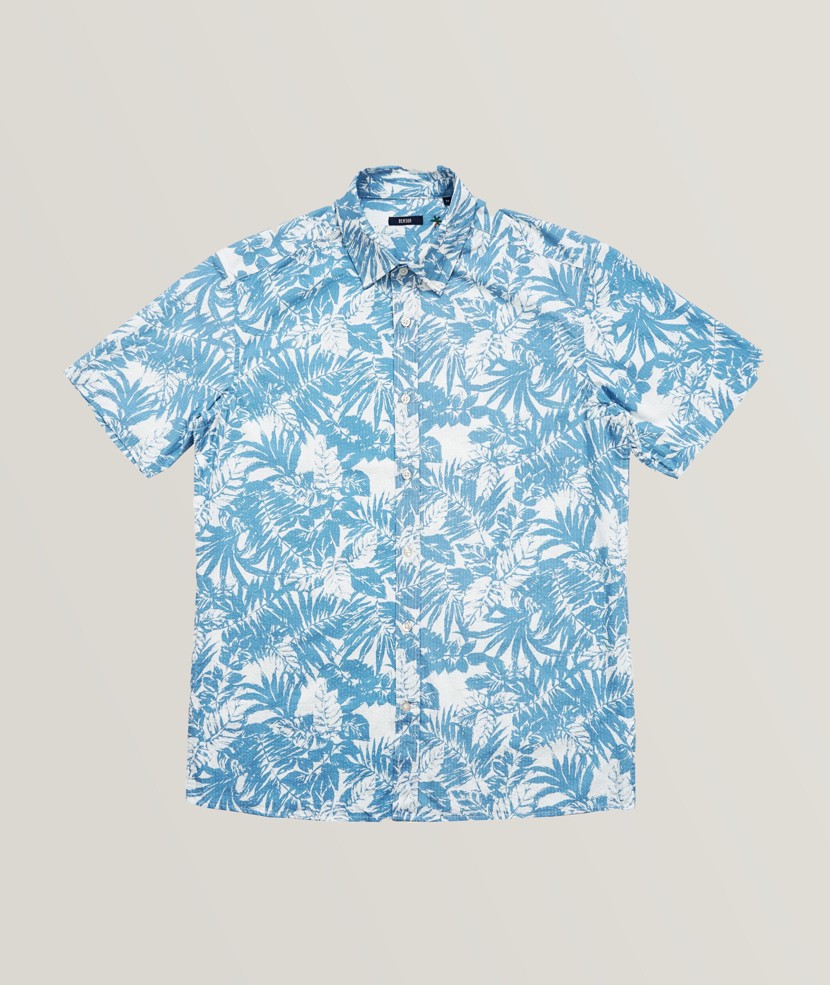 Reynolds Seersucker Leaves Shirt