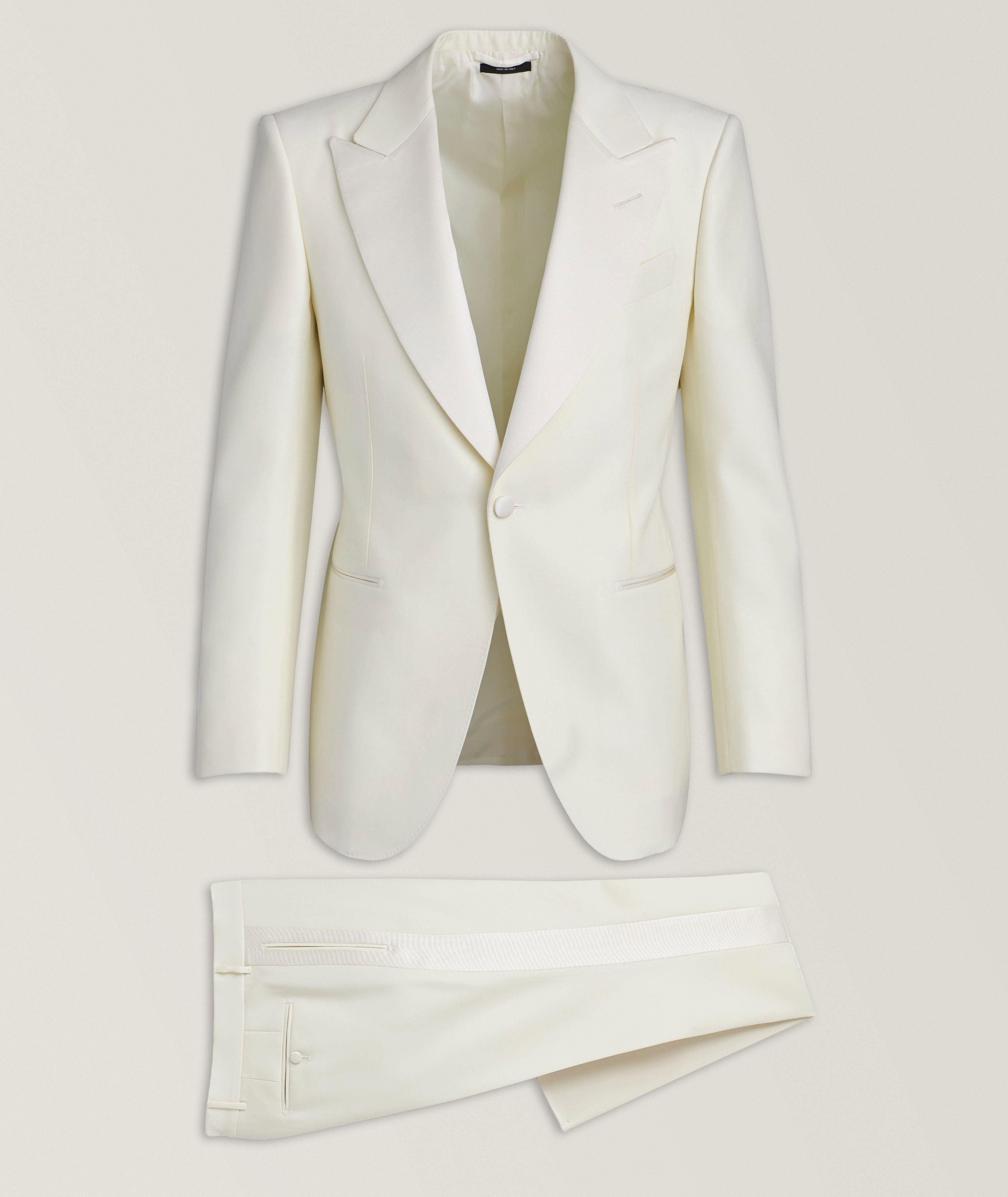 Dyllan Wool-Silk Tuxedo