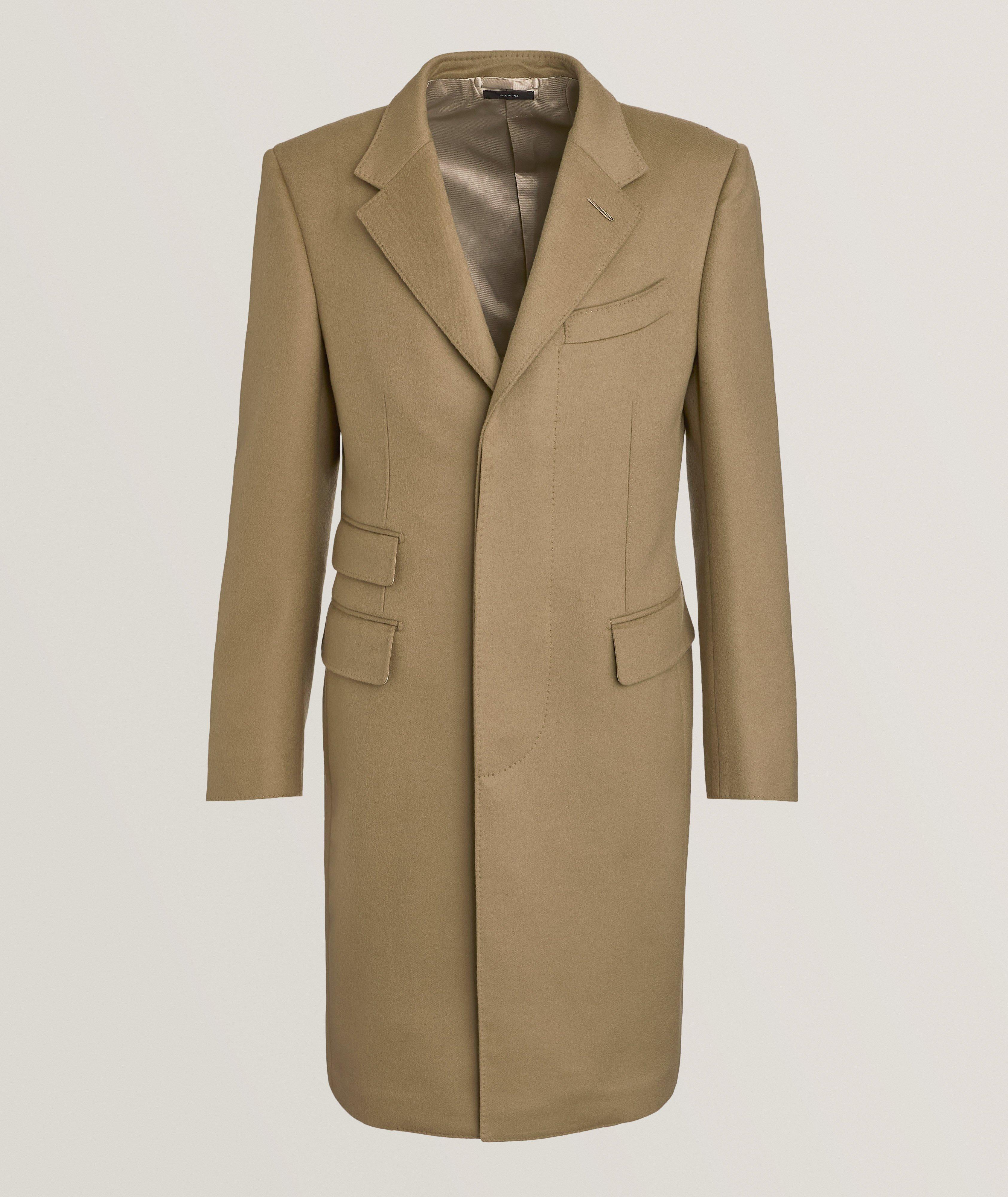 Sahara Wool-Cashmere Tailored Coat