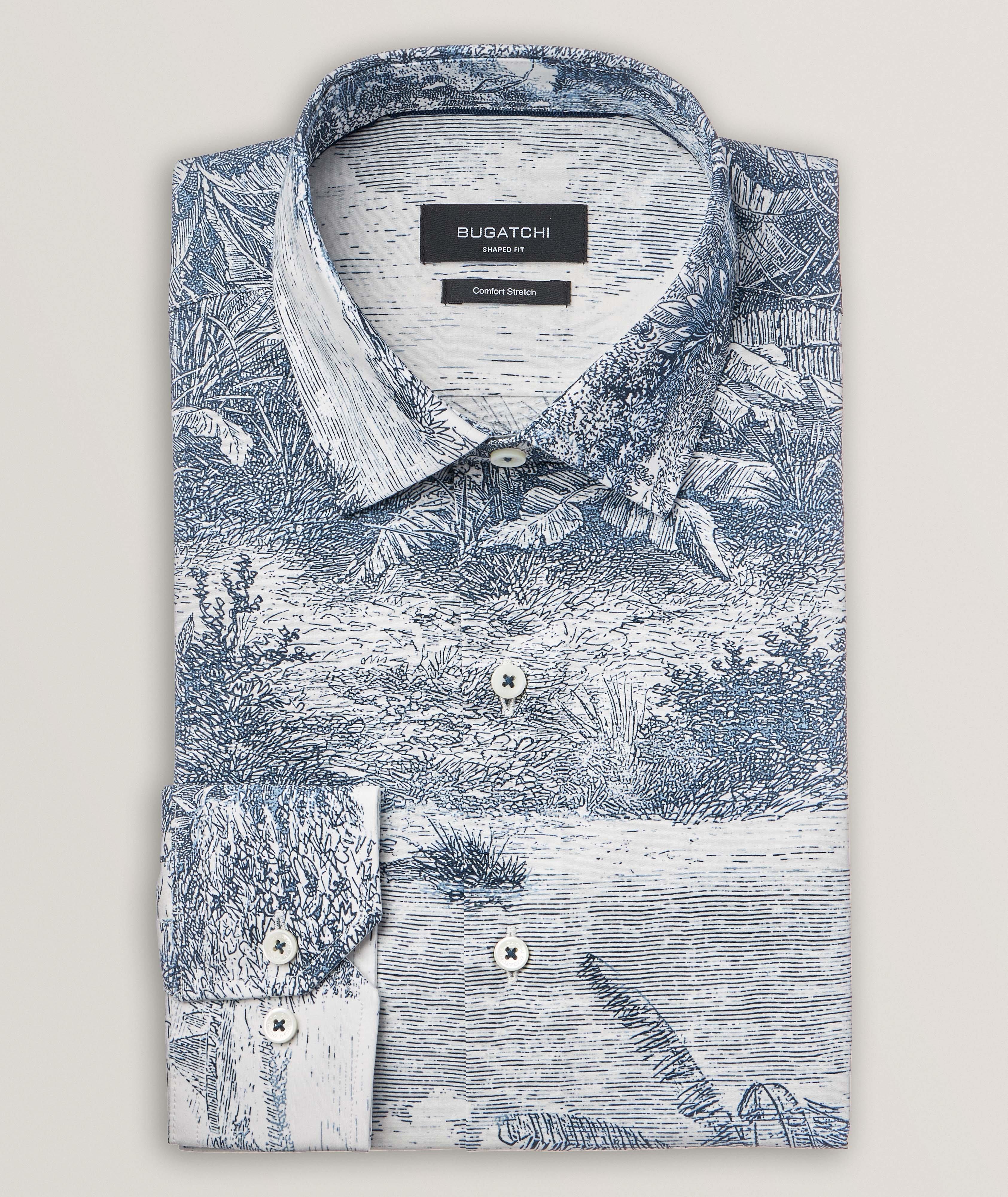 Ink Beach Stretch-Cotton Shirt image 0