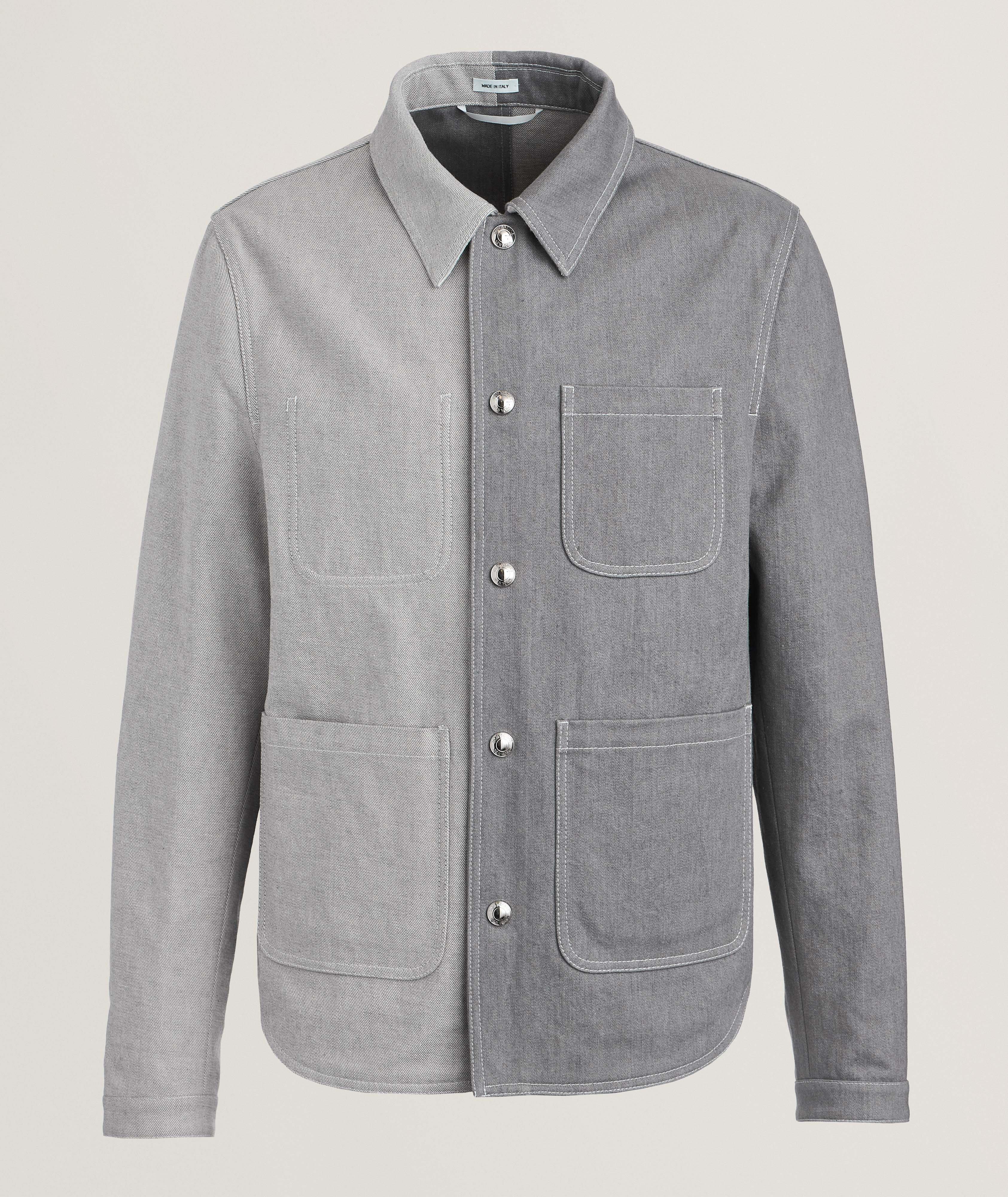 Two-Tone Denim Chore Jacket