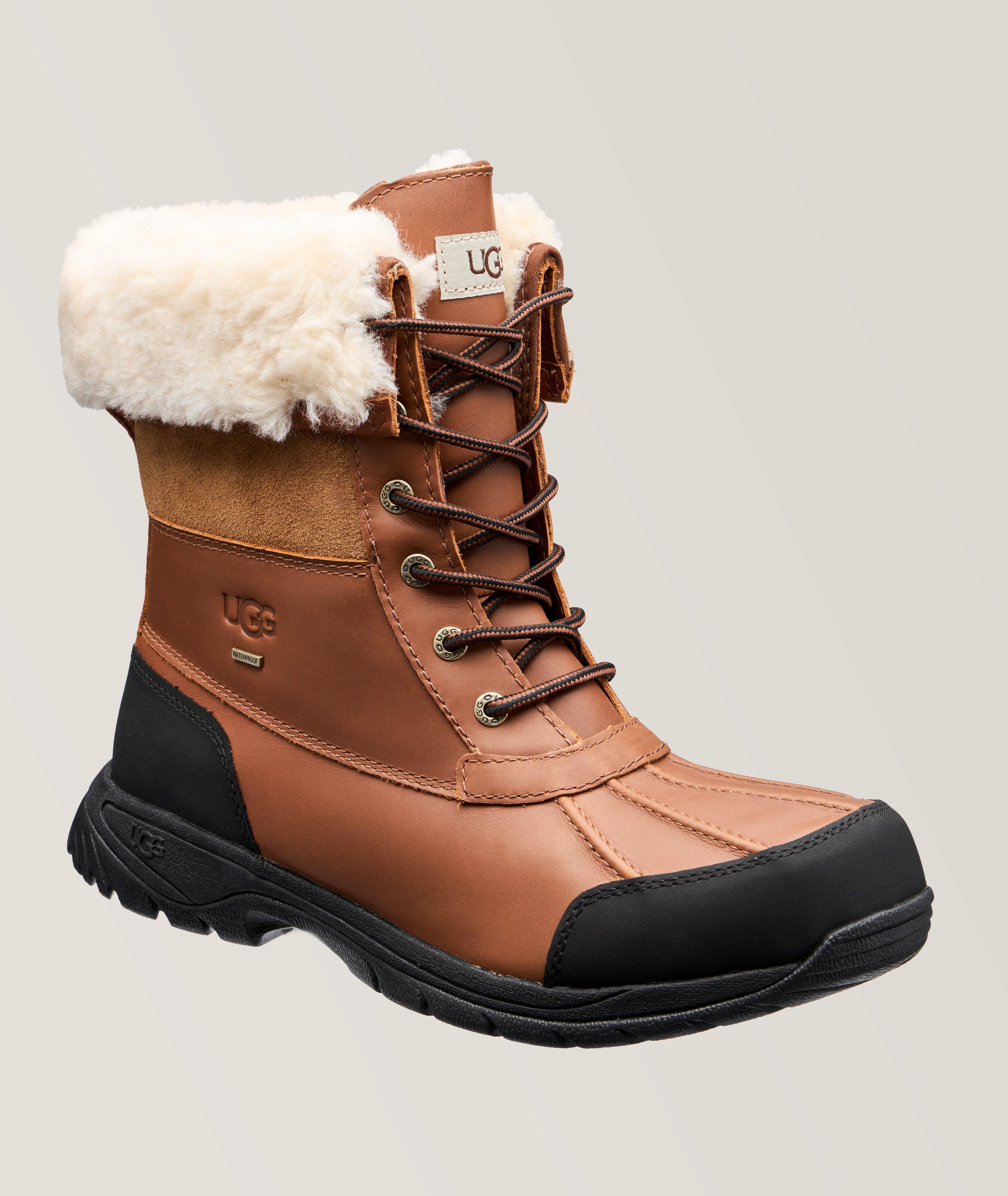 UGG Botte D’Hiver Imperméable En Brun , Taille Homme 11