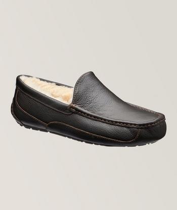 Ugg leather loafers discount