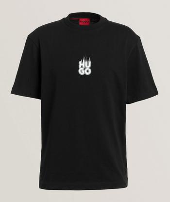 【MONCLER】Cursive Logo刺繍入り筆記体ロゴコットンTシャツ/2色 Moncler Embroidered Cursive Logo Cotton T-Shirt | T-Shirts
