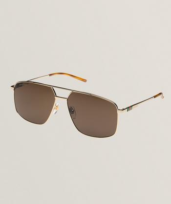 Moncler Flyze Aviator Sunglasses | Eyewear | Harry Rosen