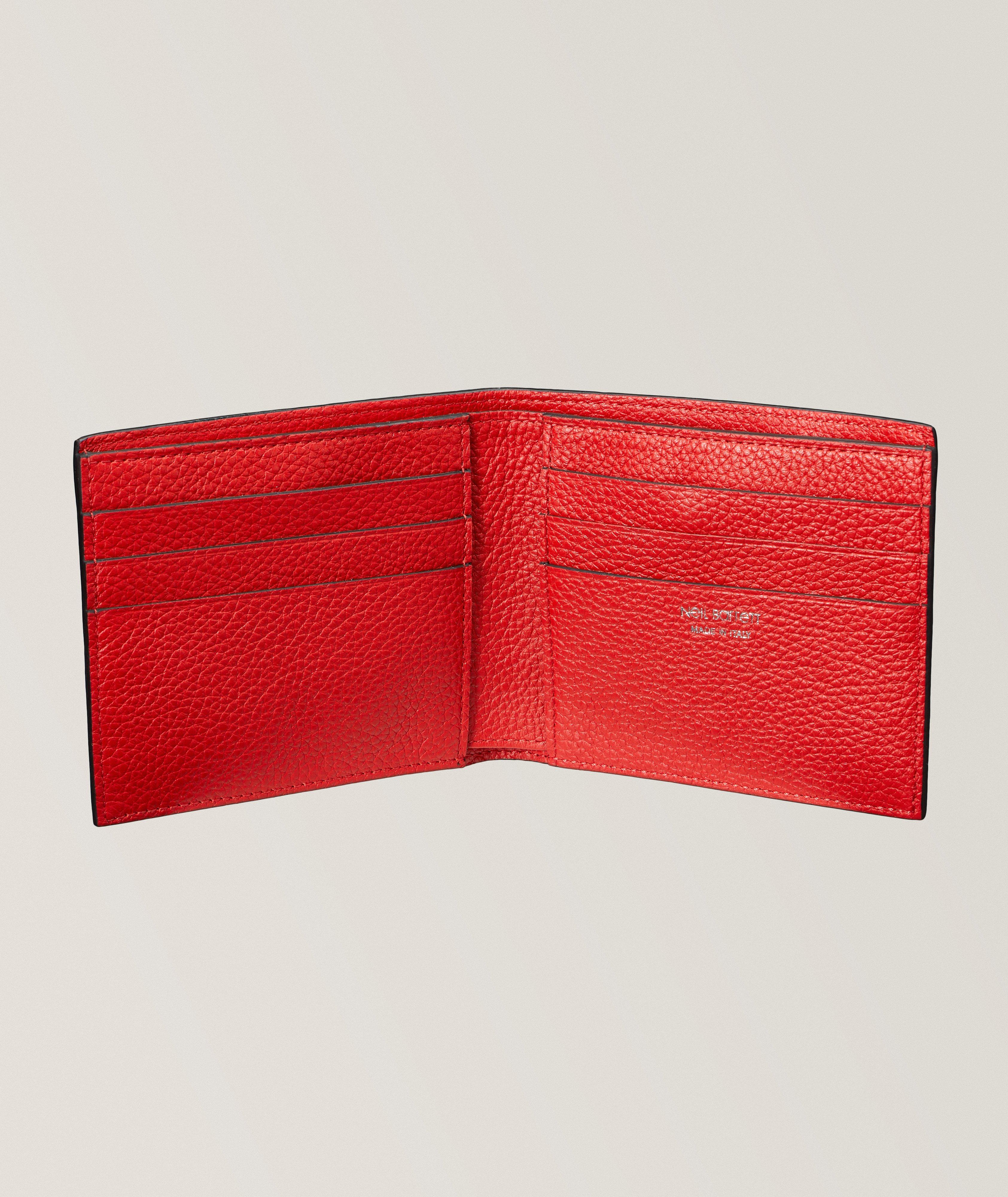 Grained Leather Bifold Wallet image 1