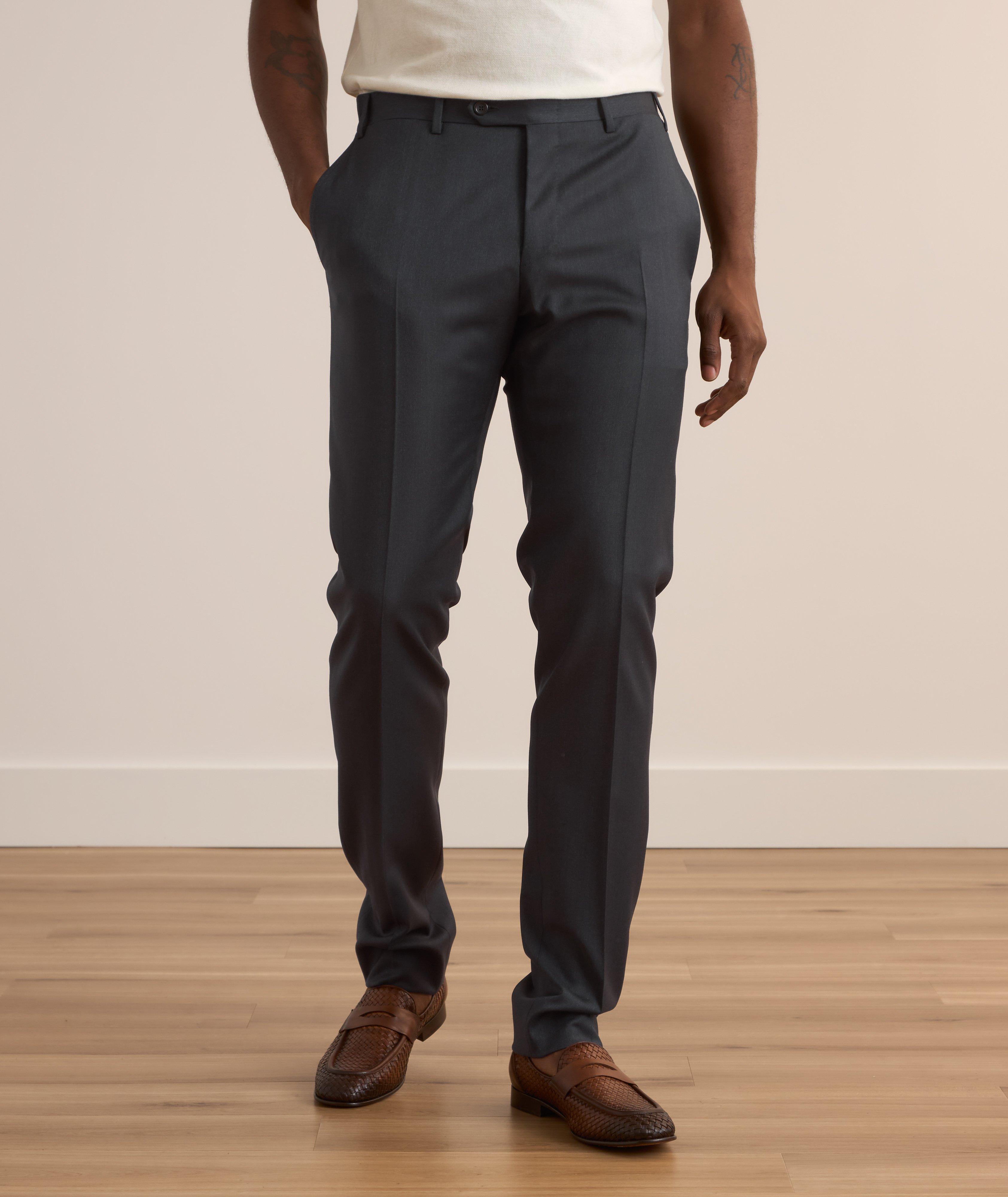 Kei Stretch-Wool Twill Dress Pants image 1