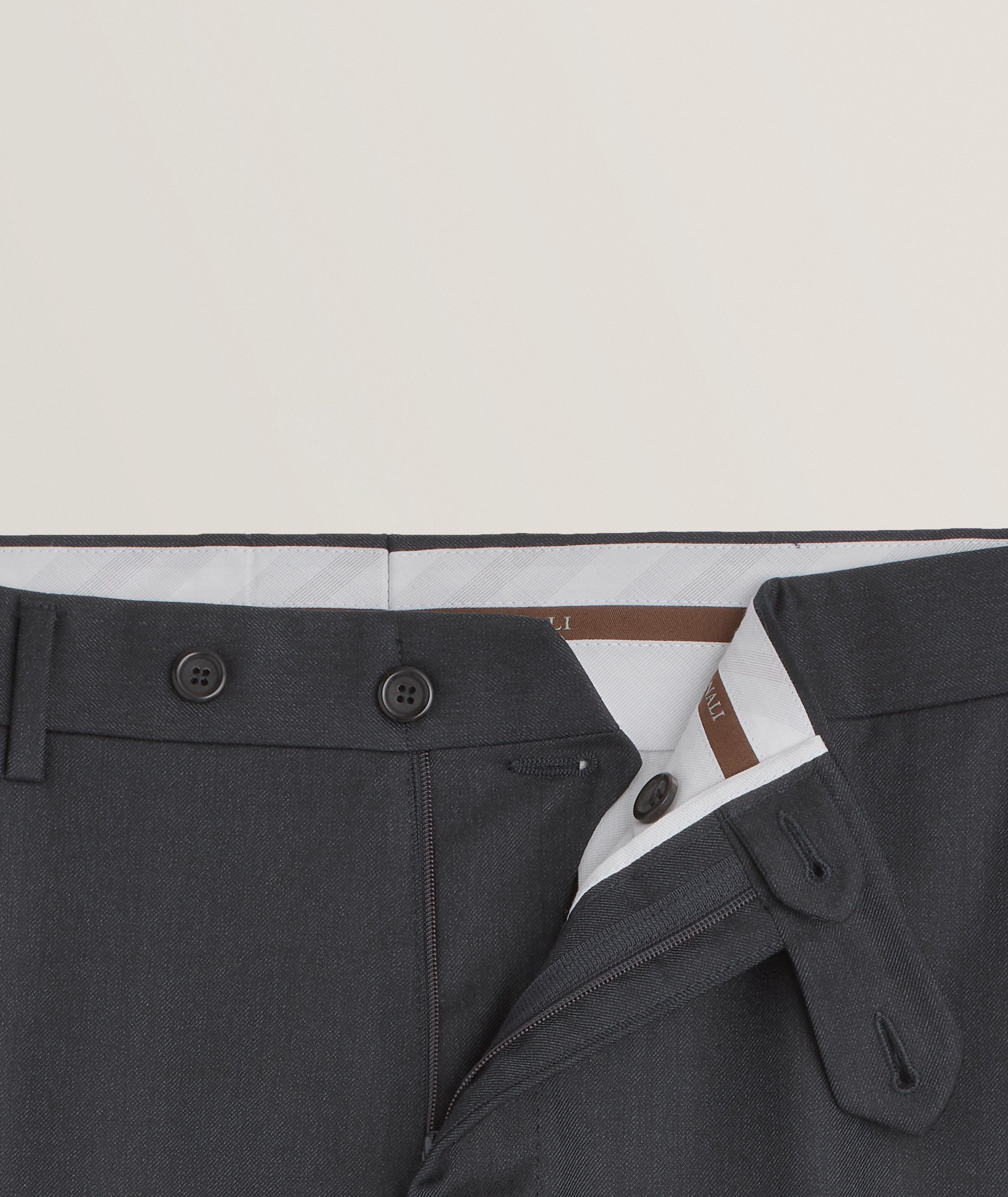 Kei Stretch-Wool Twill Dress Pants image 3