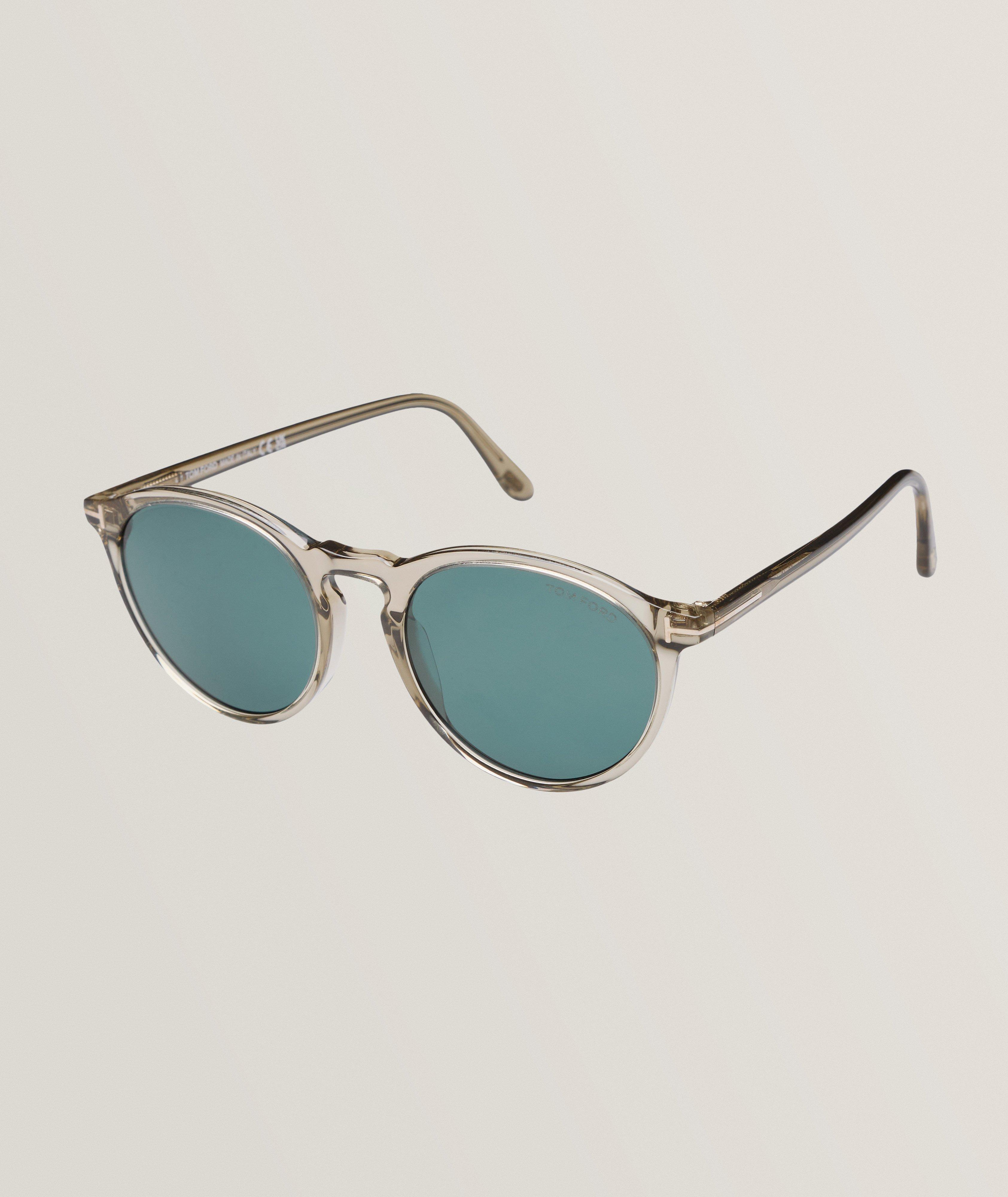 Tom Ford Lunettes De Soleil Ovales Aurele En Beige