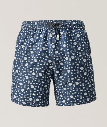 OAS Leo Leopard-Print Swim Shorts | Swimwear | Harry Rosen