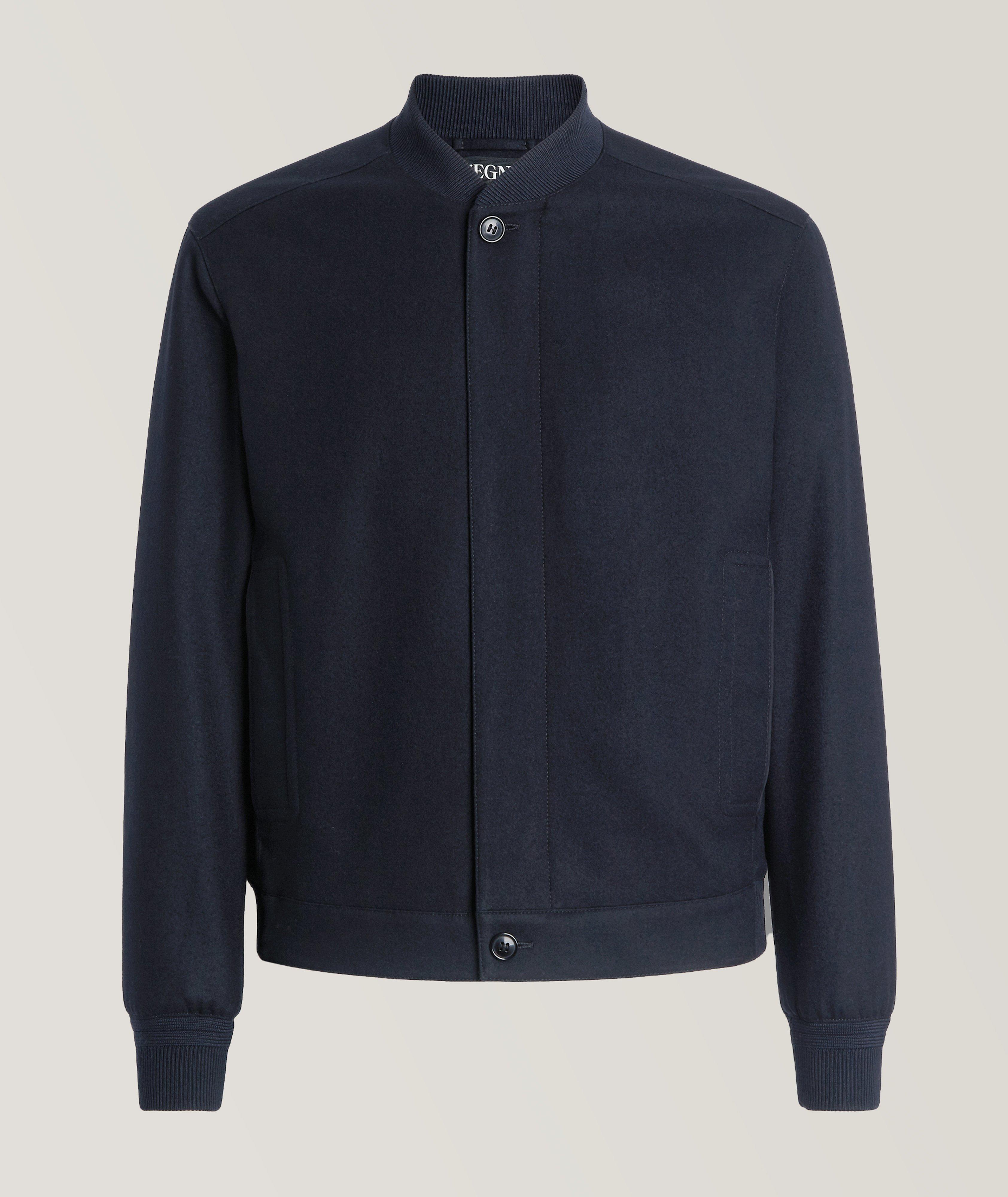 Zegna Blouson En Cachemire Oasi En Bleu , Taille Homme 52