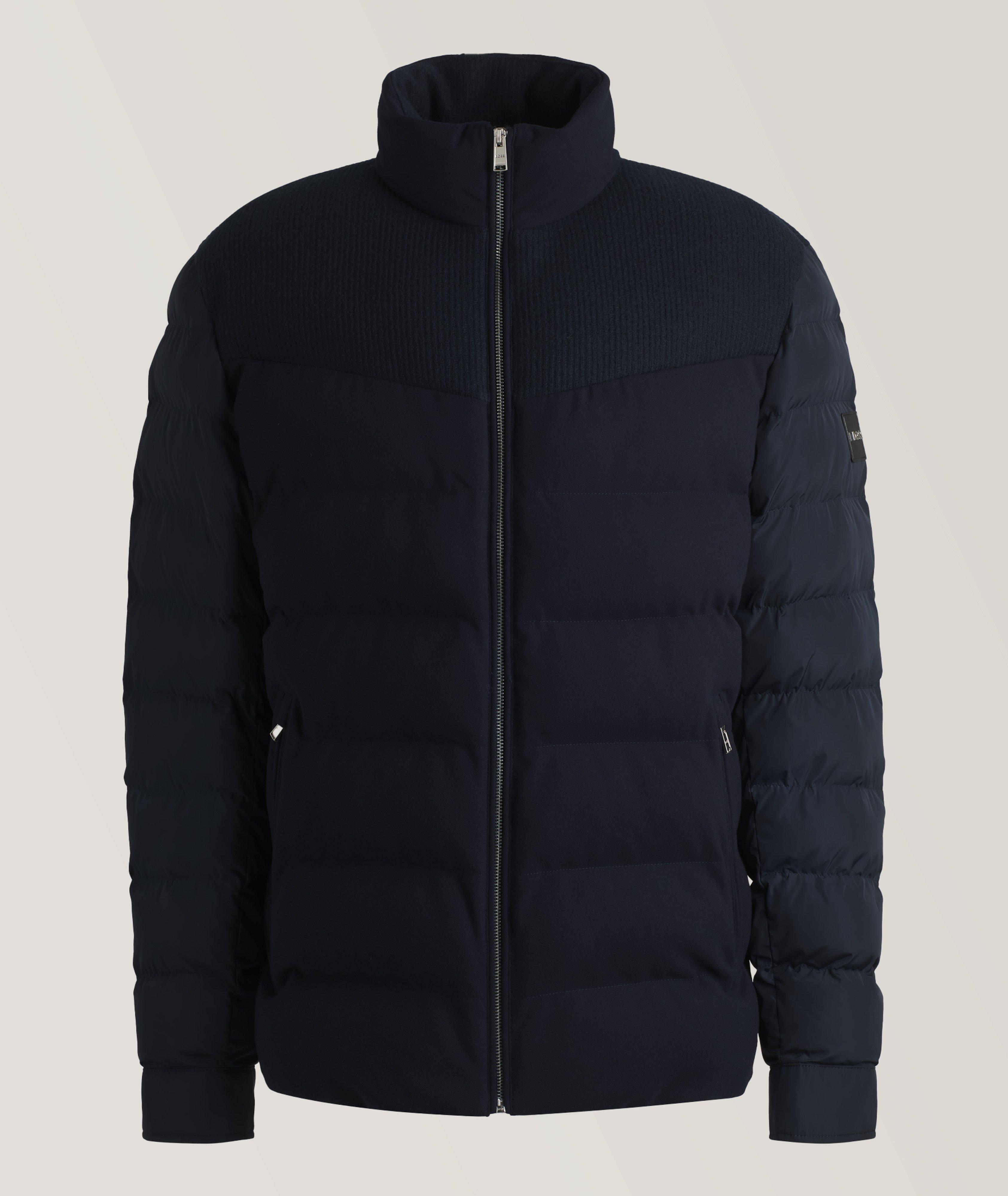 BOSS Blouson Clanello Résistant À L’Eau En Bleu , Taille Homme 40