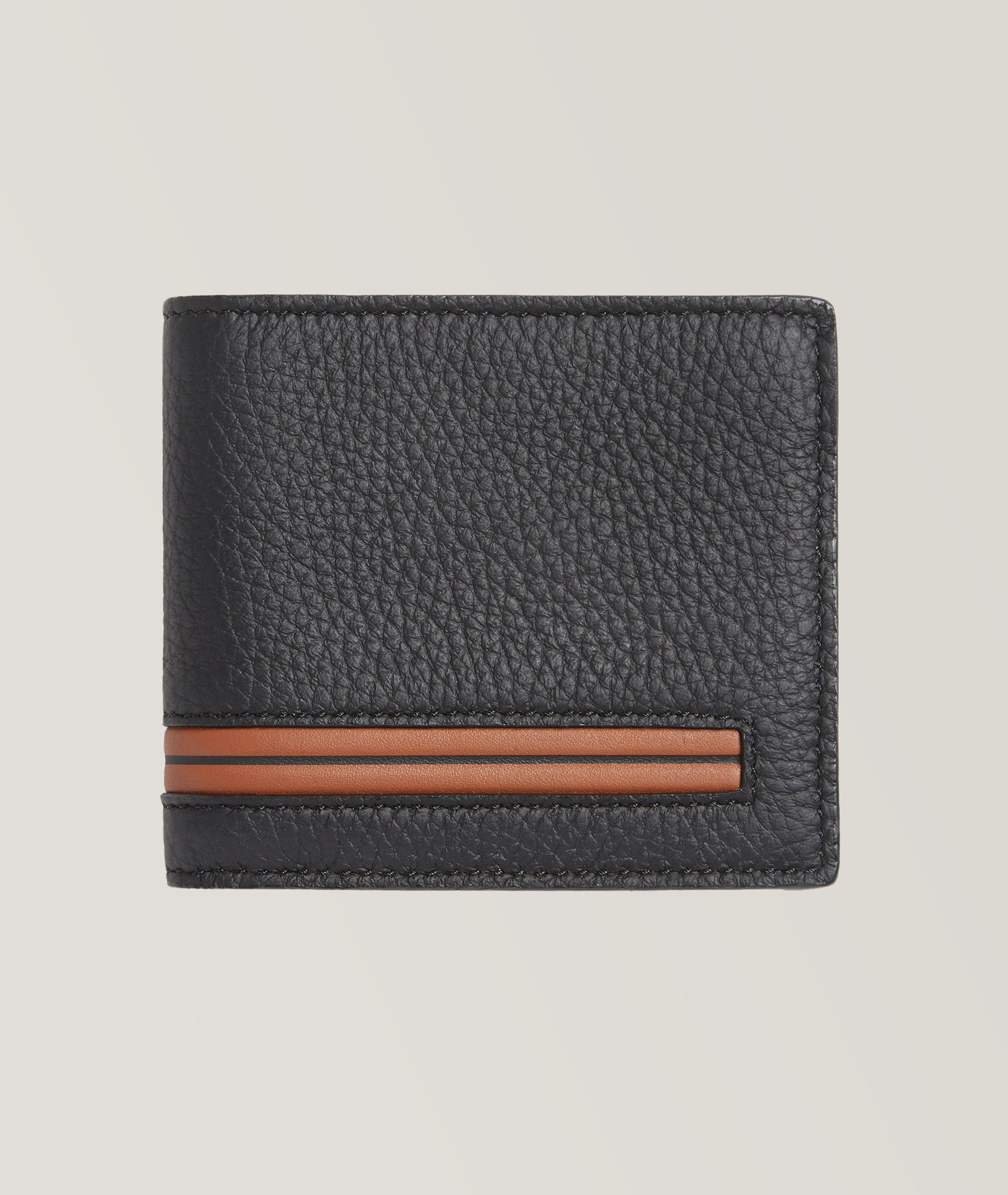 Leather Brandmark Bifold Wallet