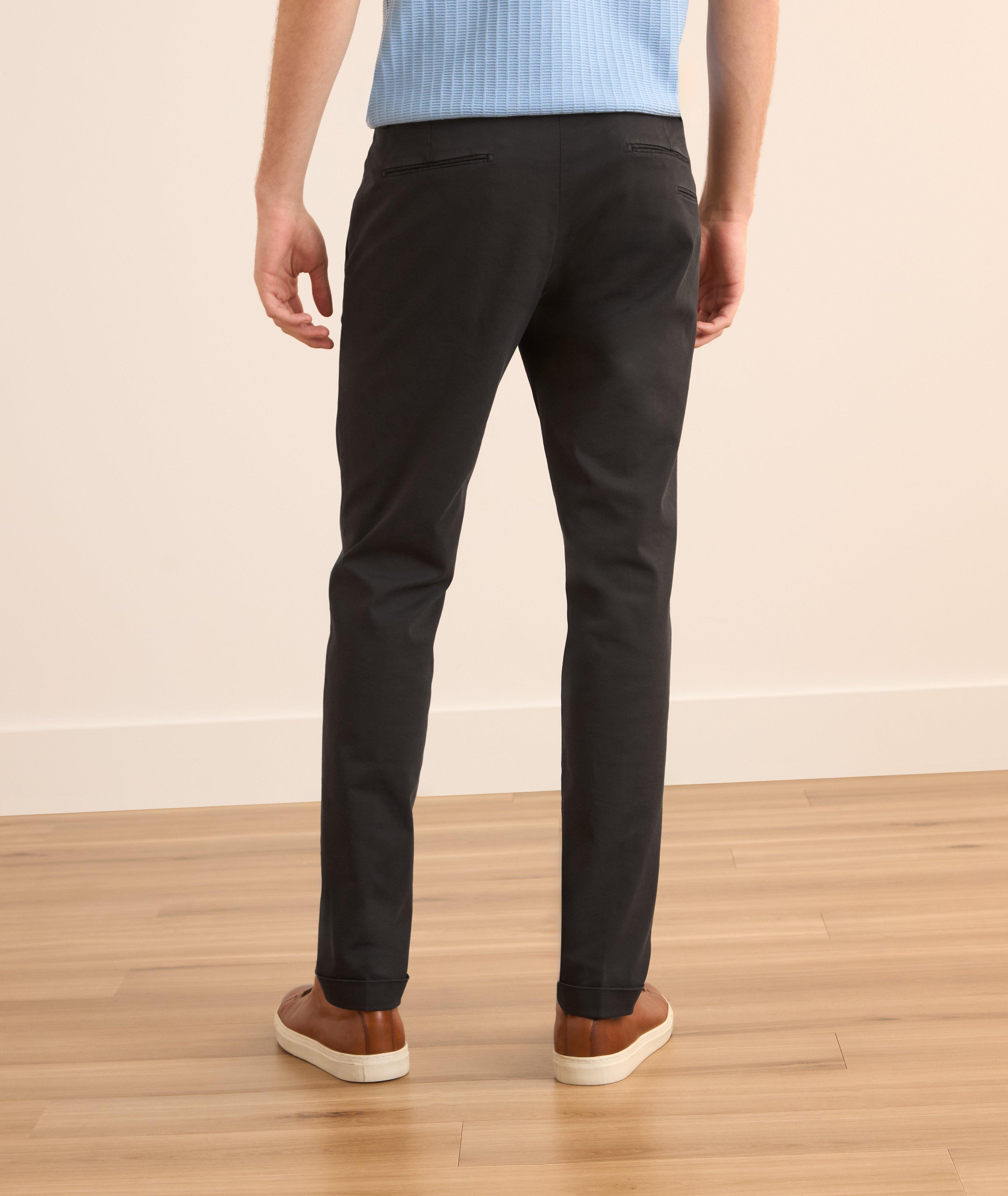 Cotton-Lyocell Blend Stretch Chinos image 2
