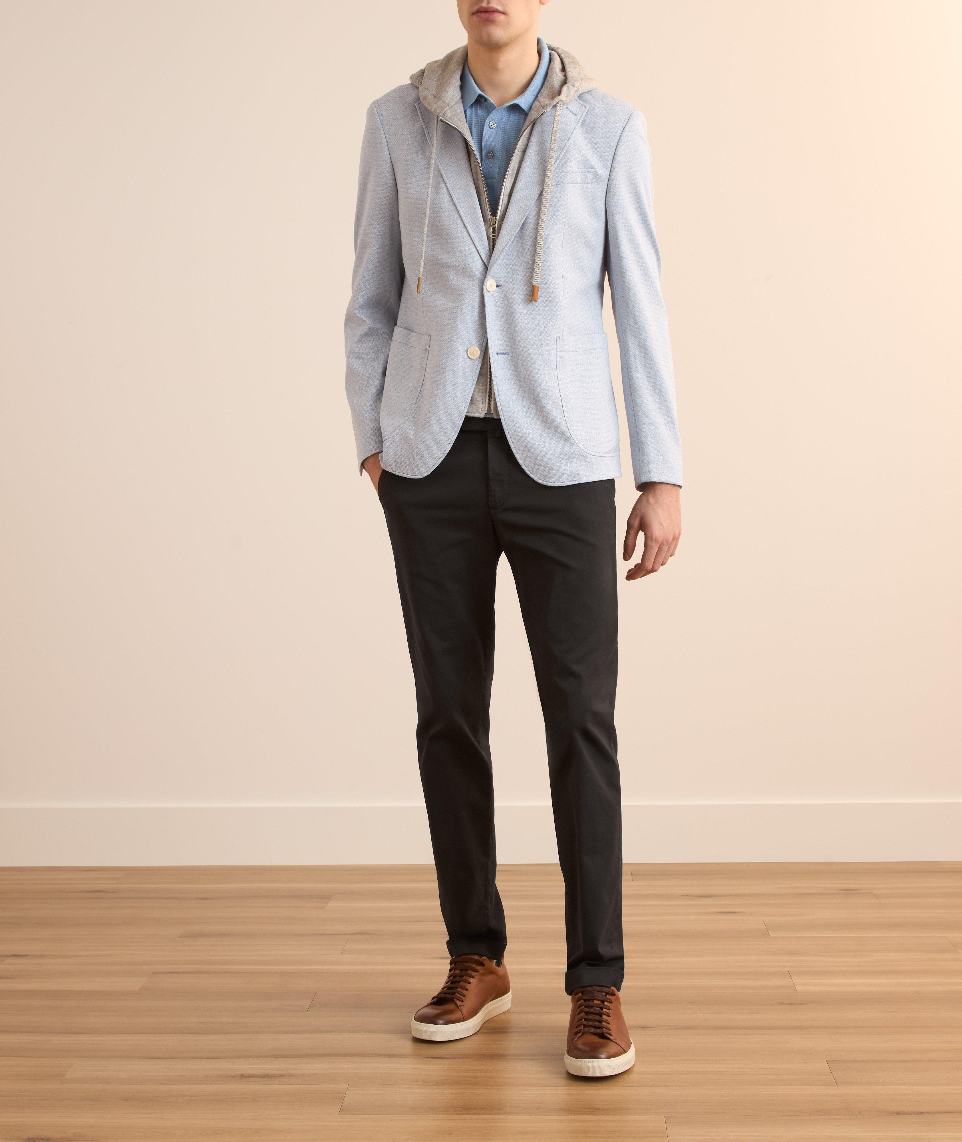 Cotton-Lyocell Blend Stretch Chinos image 4