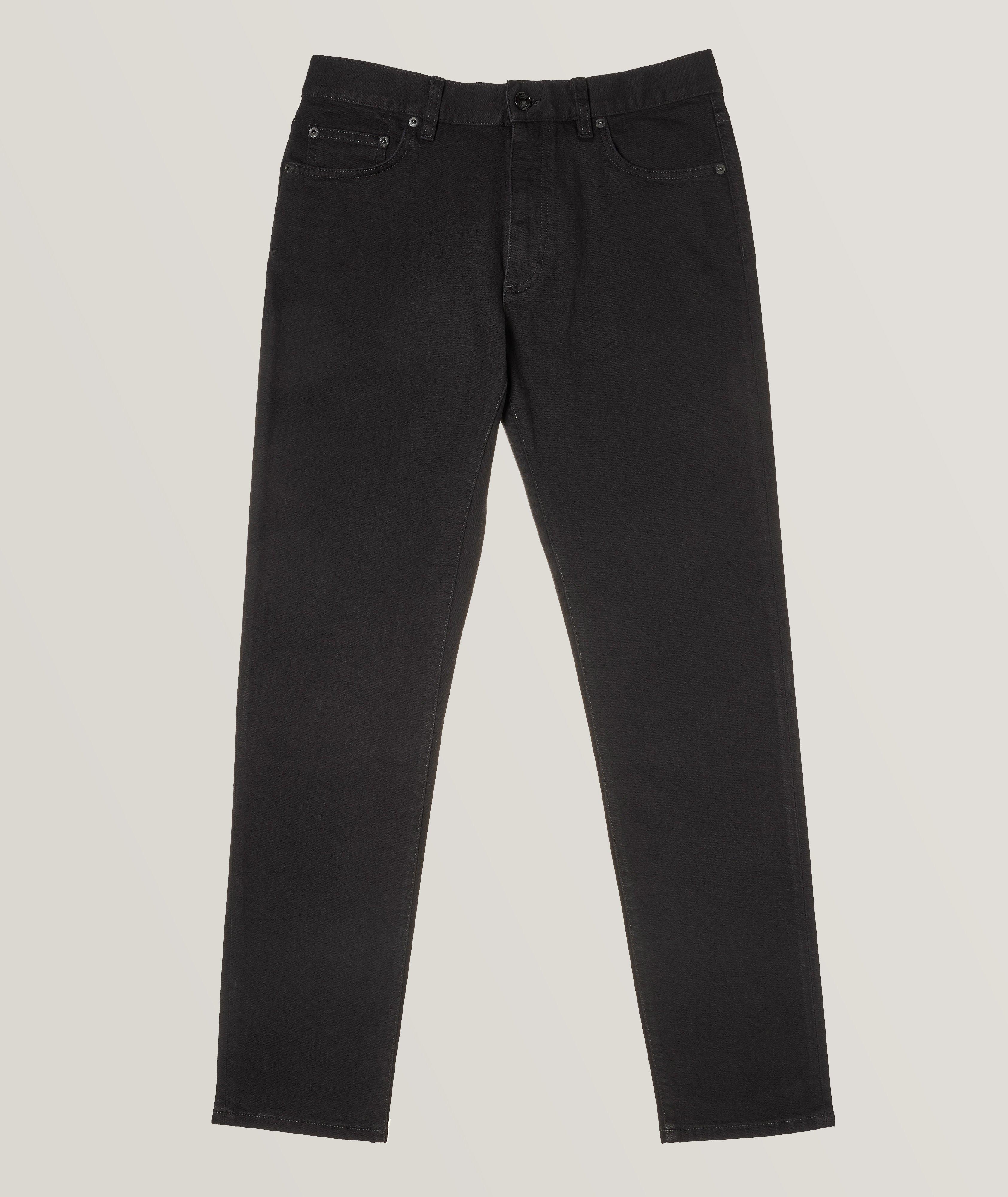 Zegna Jean En Coton Extensible En Noir , Taille Homme 38