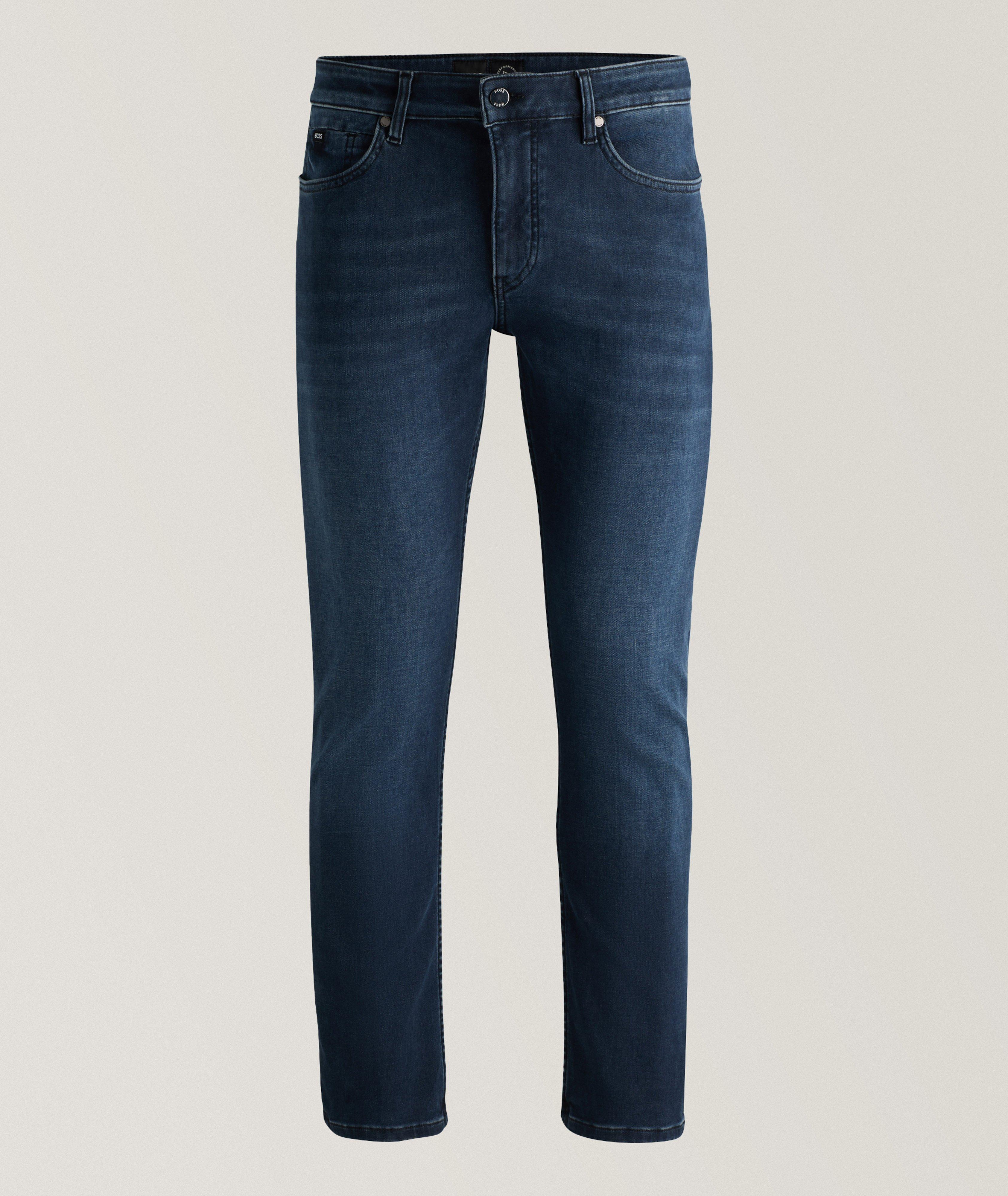 BOSS Jean Delaware En Coton Extensible En Bleu , Taille Homme 30