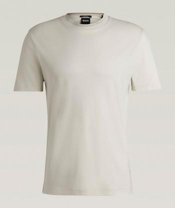トップス GIORGIO ARMANI Linen Wide Shirt Giorgio Armani Linen T-shirt | Blue | FARFETCH CA