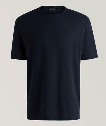 Thom Browne RWB Striped Trim Rugby Cotton T-Shirt | T-Shirts