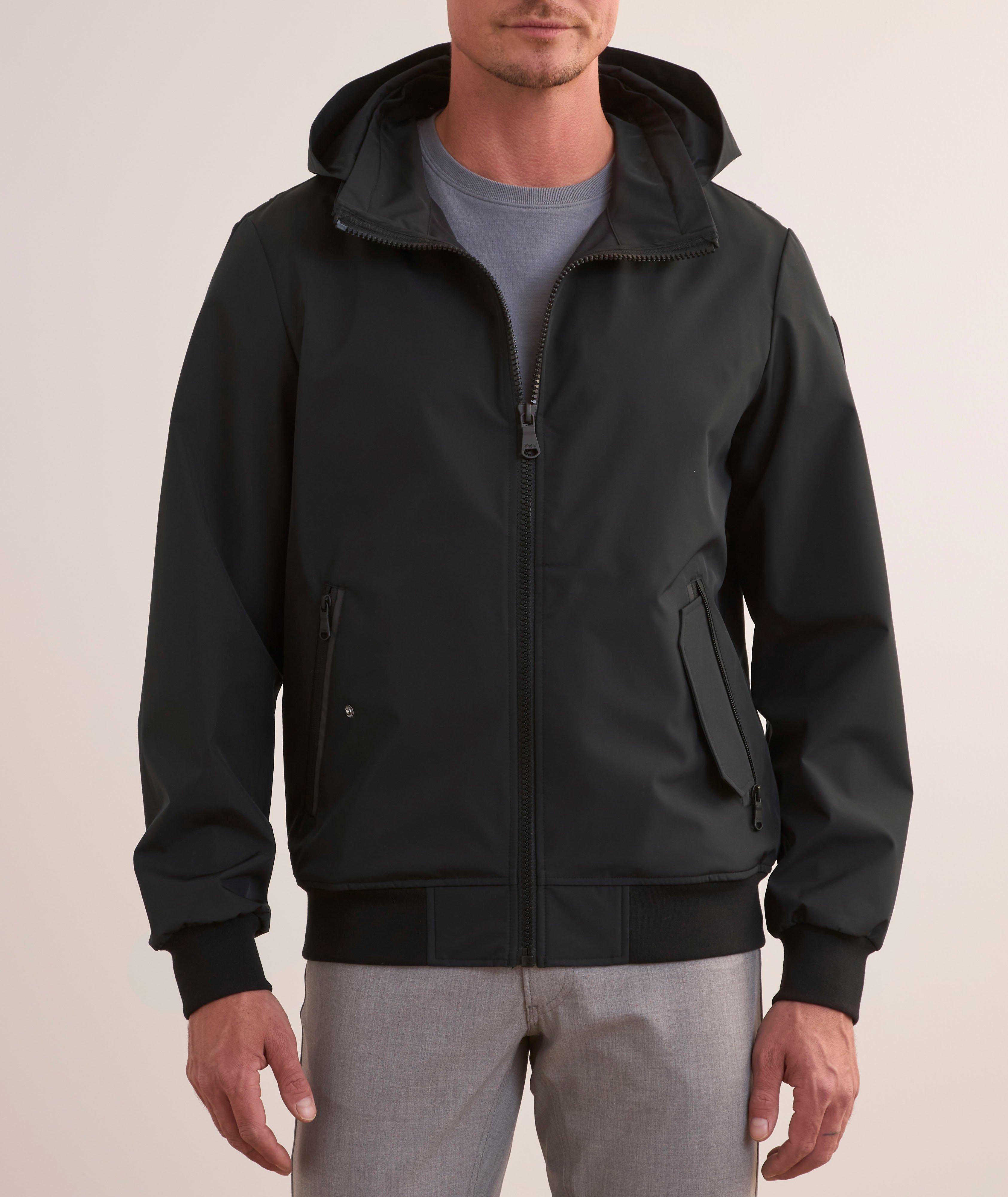 Hooded Water-Repellent Windbreaker image 1