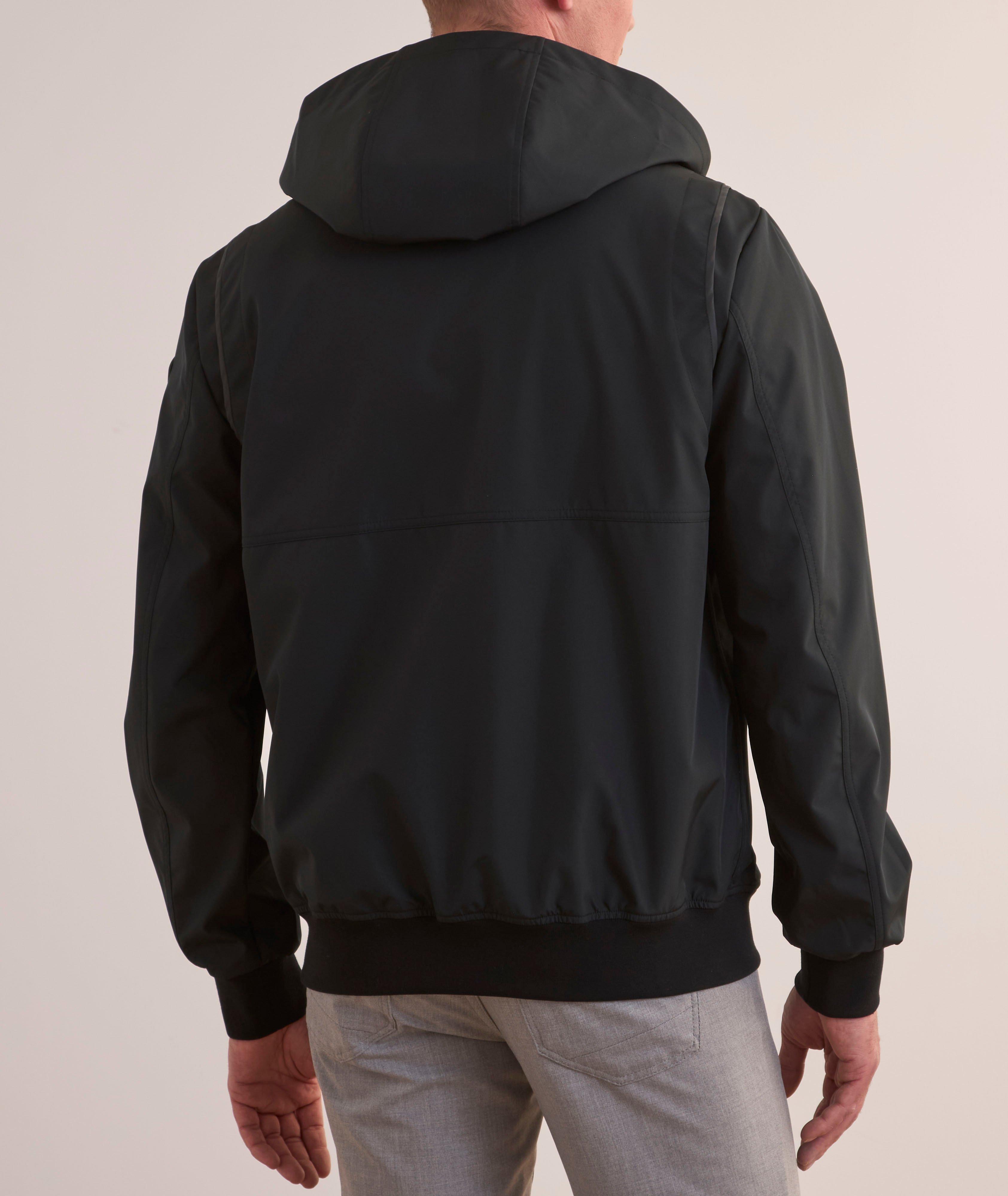 Hooded Water-Repellent Windbreaker image 2
