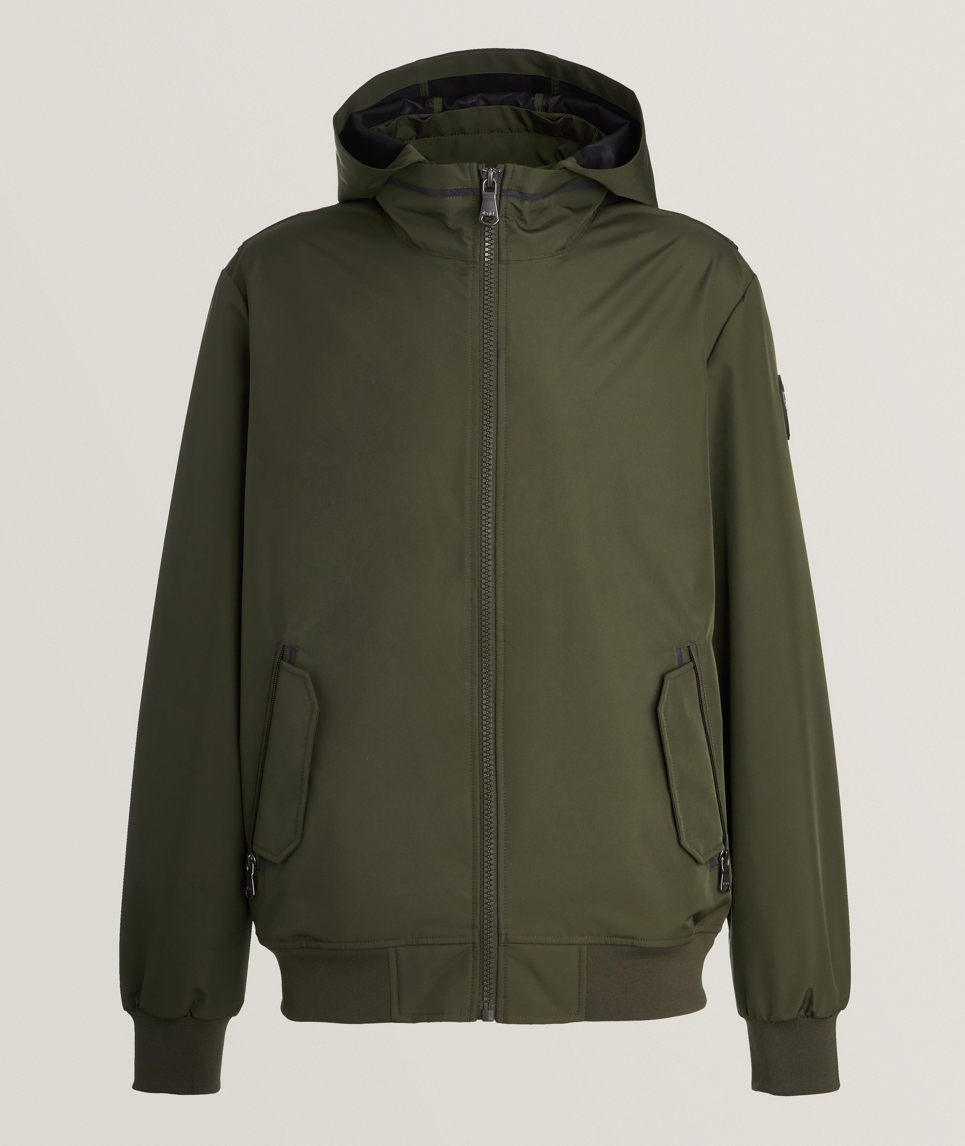 Hooded Water-Repellent Windbreaker image 0