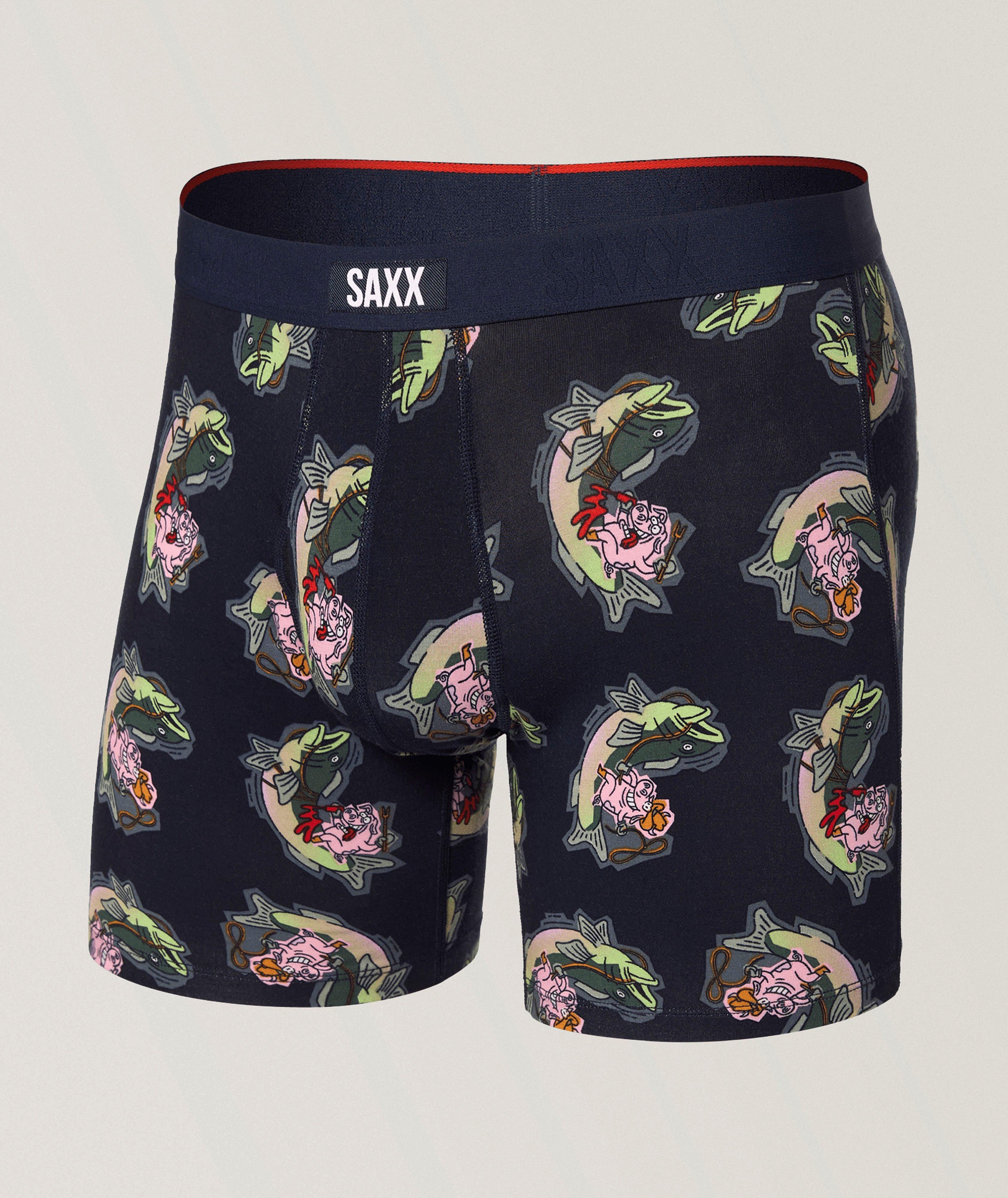 SAXX Boxeur long Vibe à motif « terre et mer »