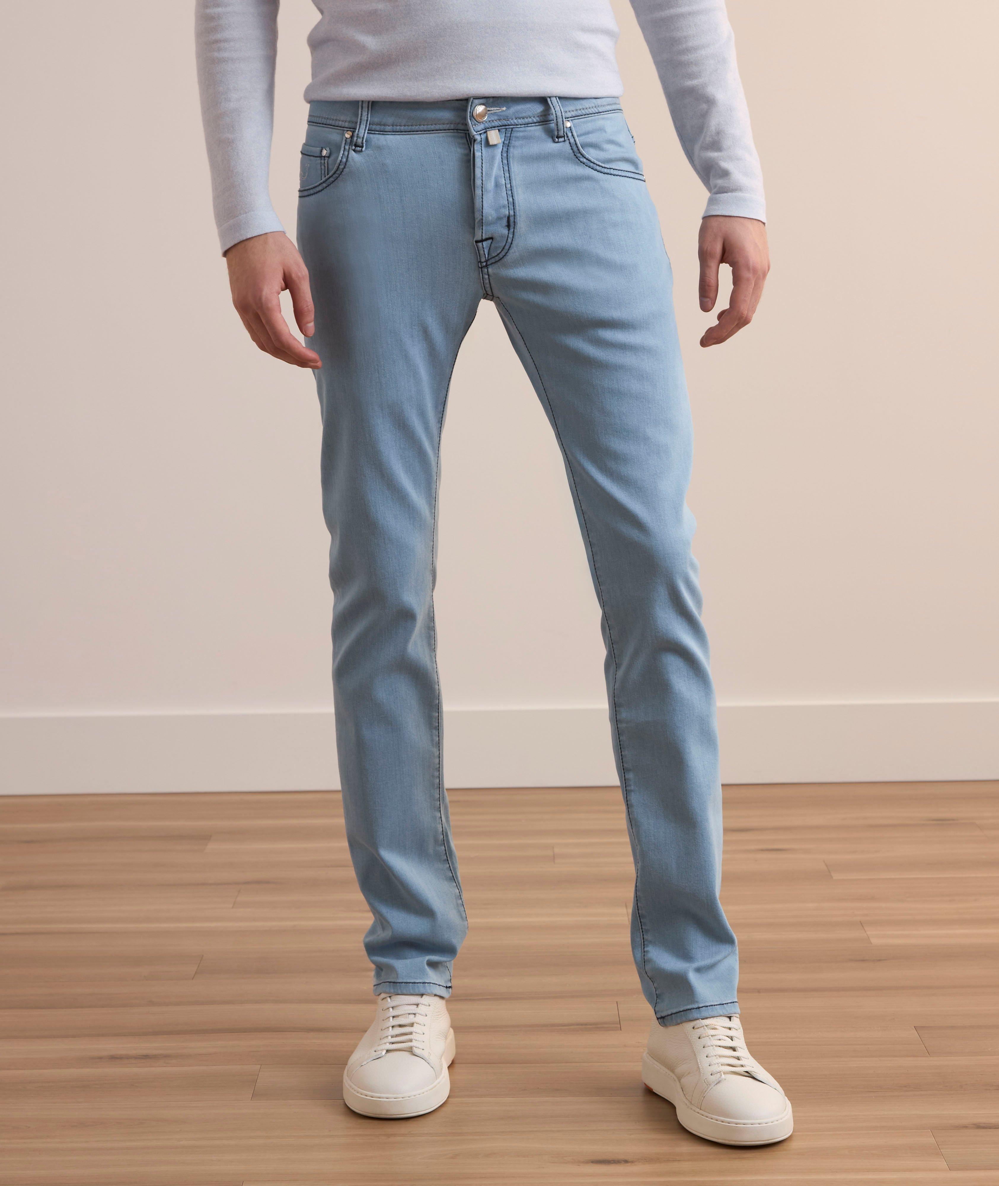 Nick Stripe Patch Slim-Fit Jeans  image 2