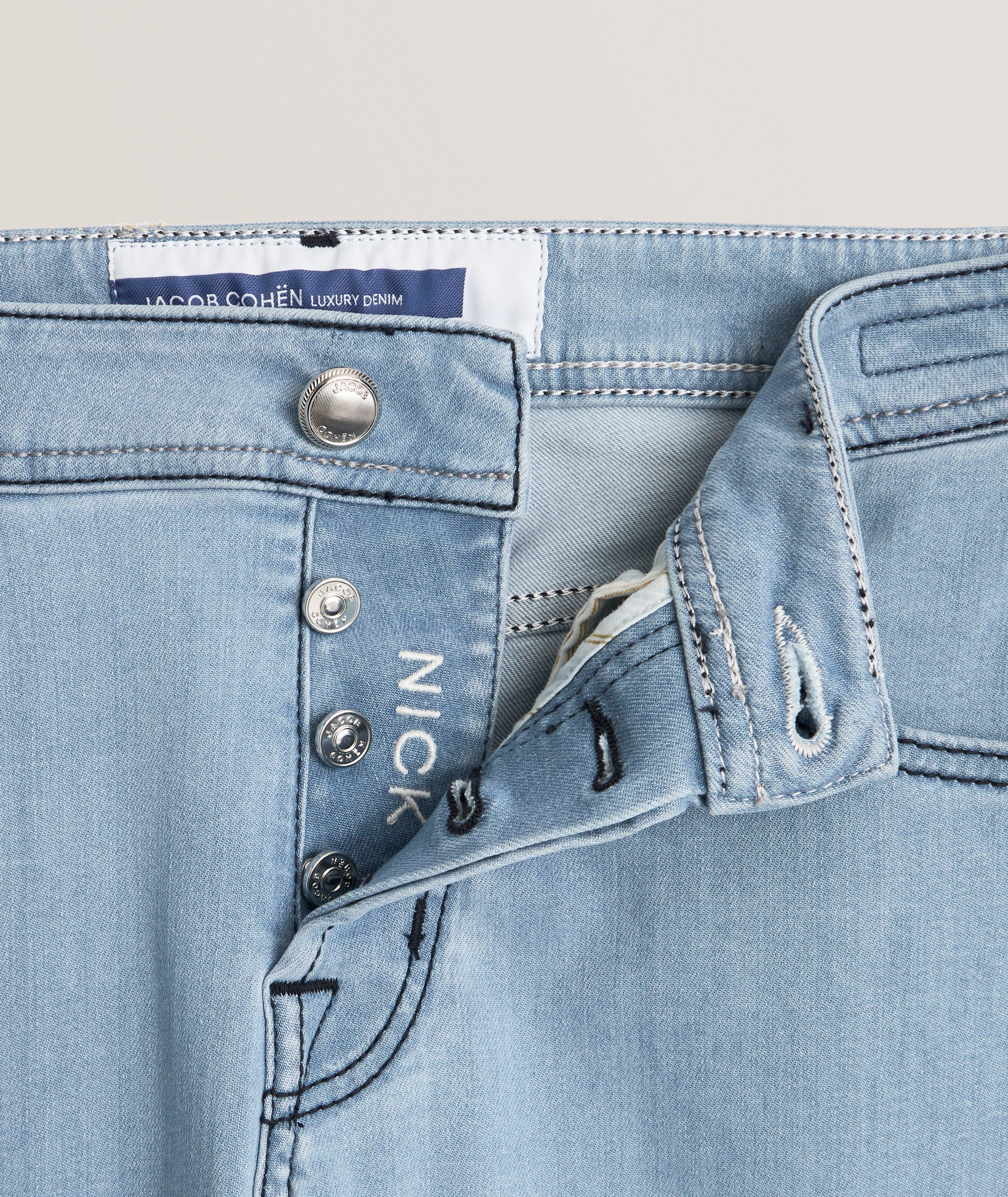 Nick Stripe Patch Slim-Fit Jeans  image 1