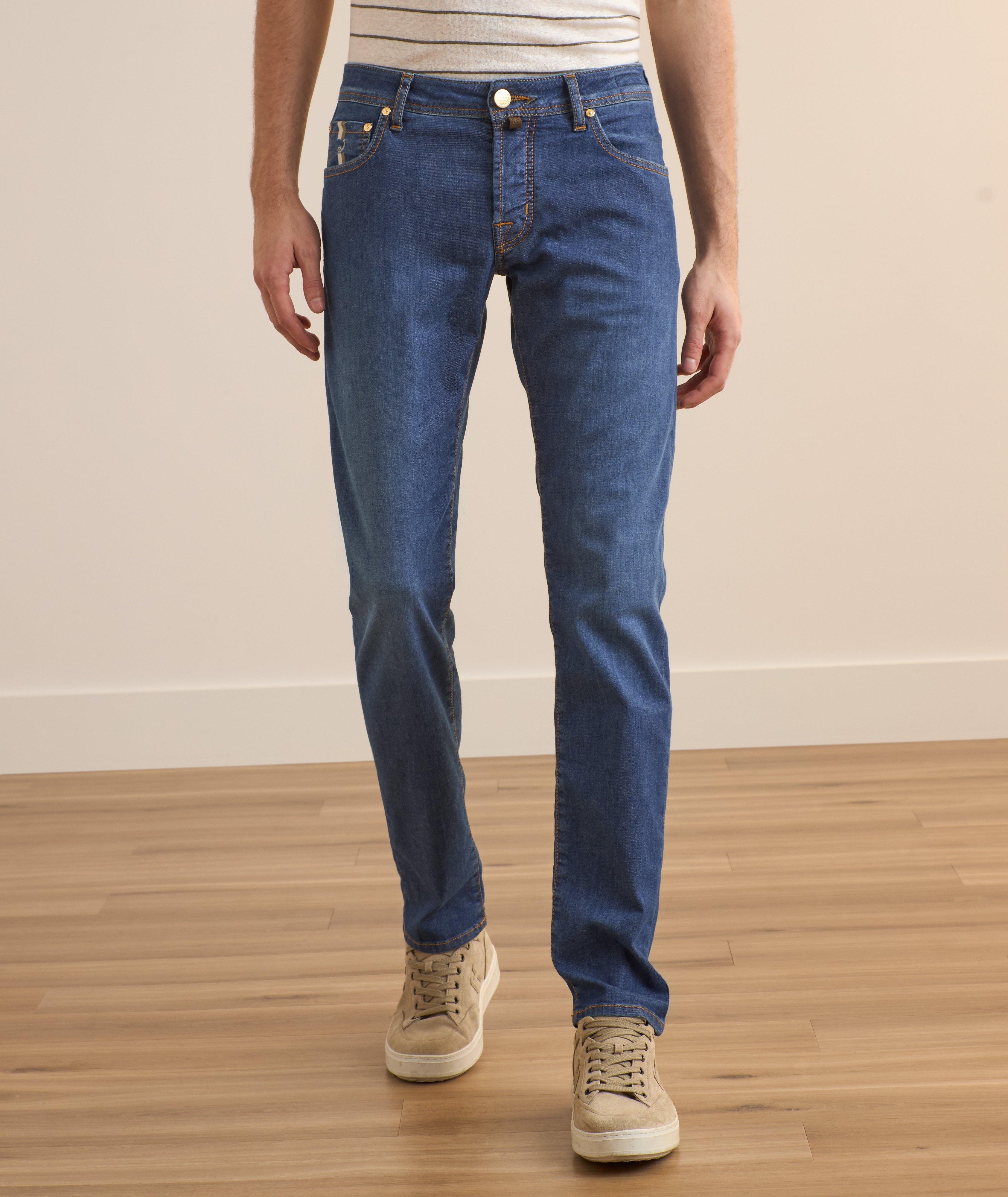 Nick Stripe Patch Slim-Fit Jeans image 2