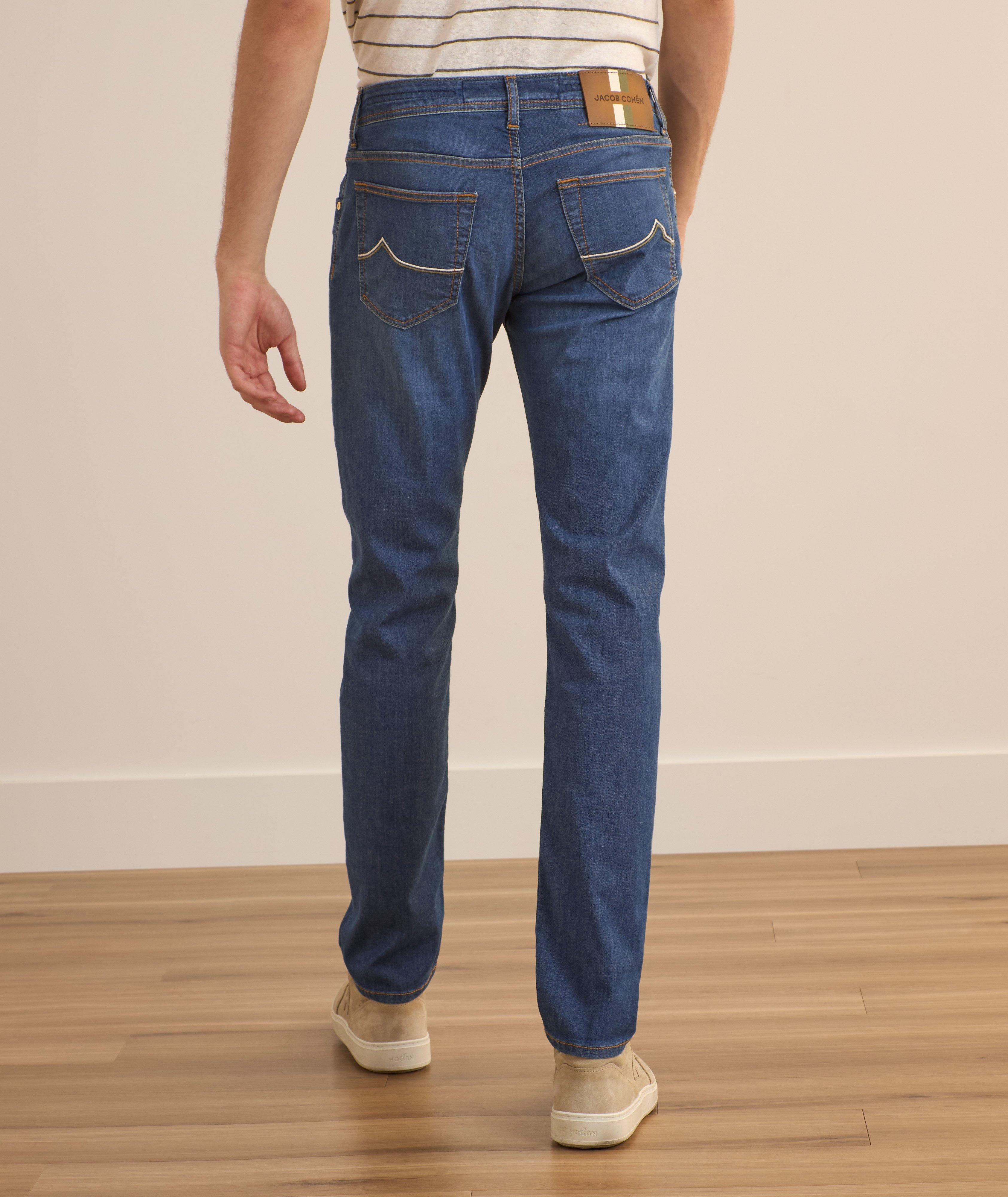 Nick Stripe Patch Slim-Fit Jeans image 3