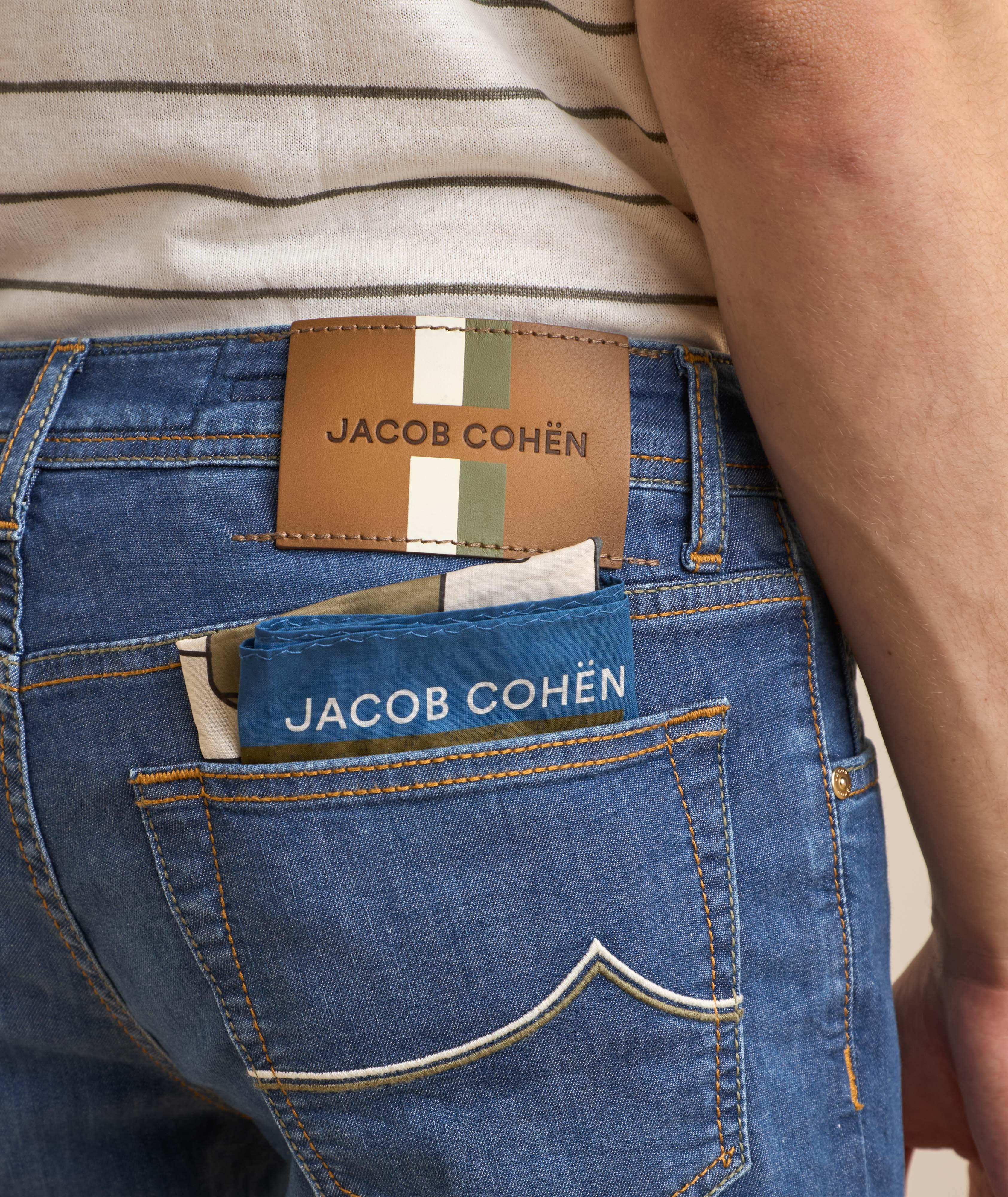 Nick Stripe Patch Slim-Fit Jeans image 5