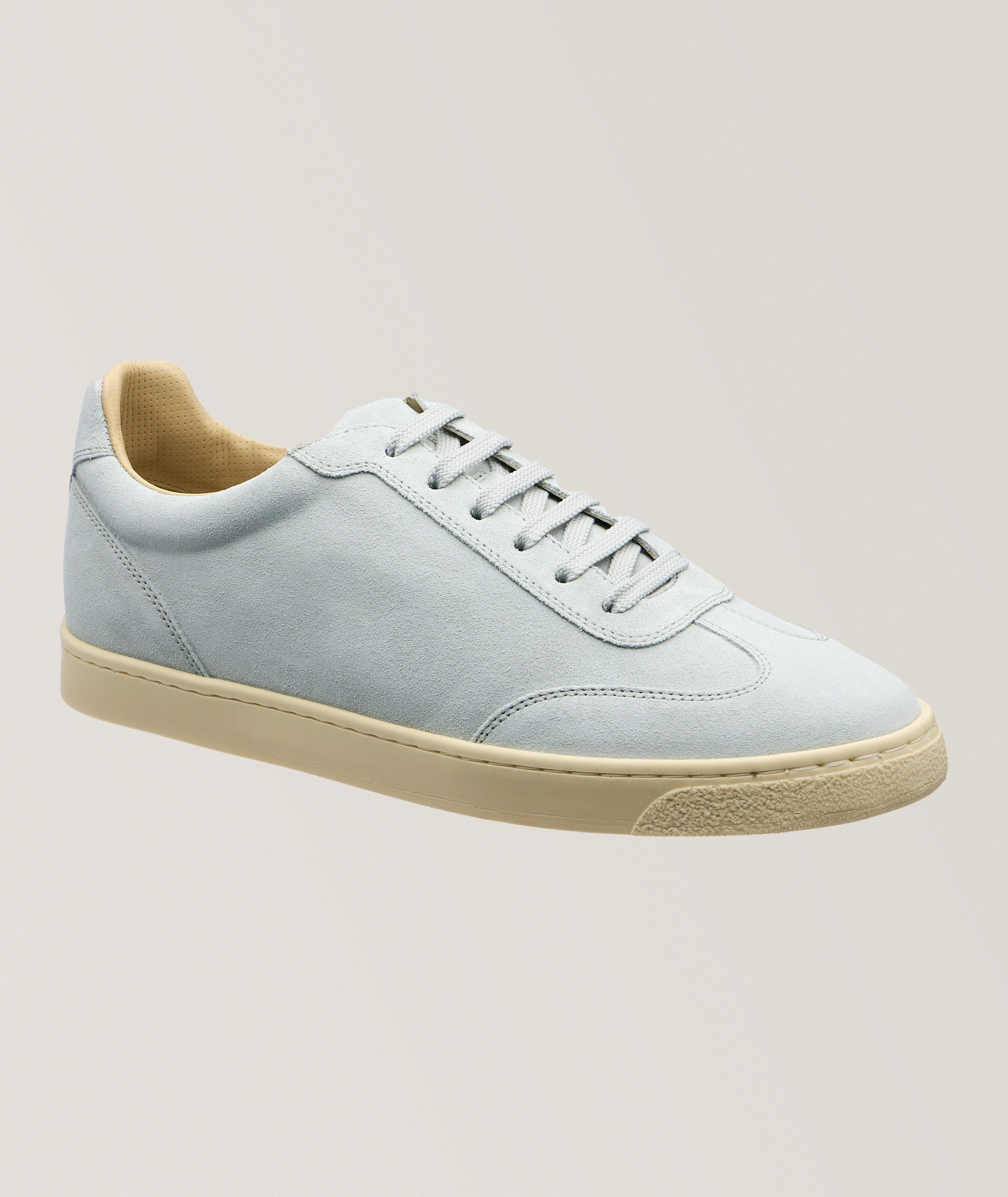 Low Top Suede Leather Casual Sneakers image 0