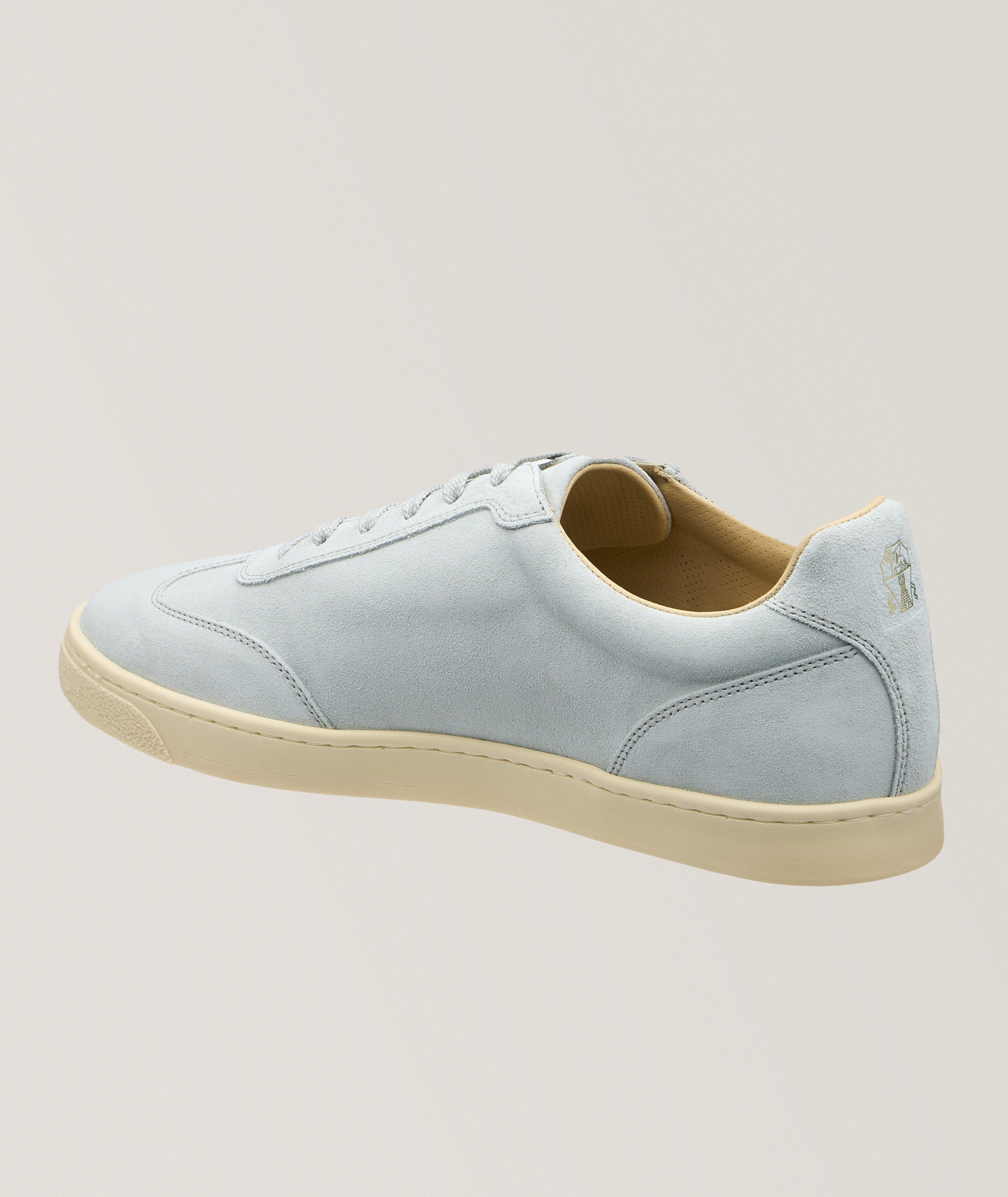 Low Top Suede Leather Casual Sneakers image 1