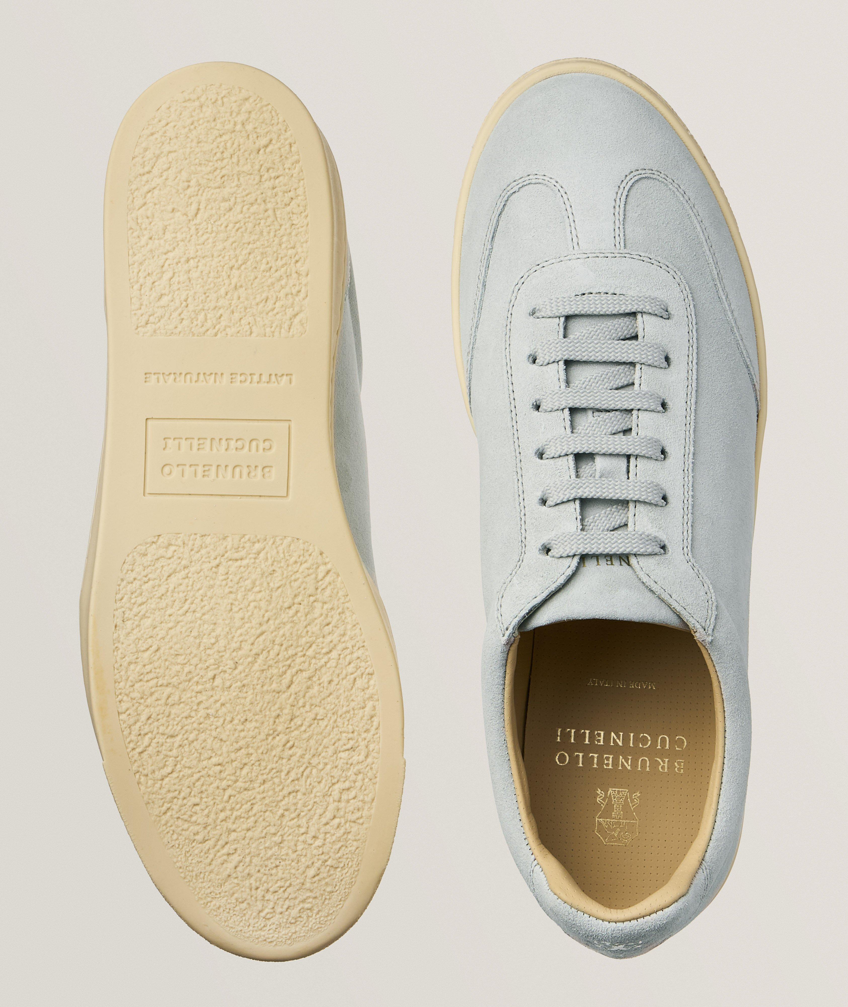 Low Top Suede Leather Casual Sneakers image 2