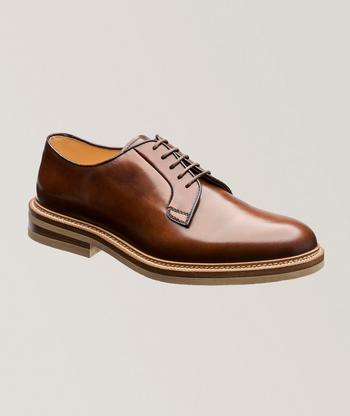 （希少品）church's shannon 37.5 brown Church's Shannon Leather Derbies | Dress Shoes | Harry Rosen