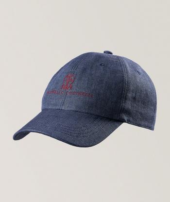 Moncler Monogram Cotton Gabardine Baseball Cap | Hats