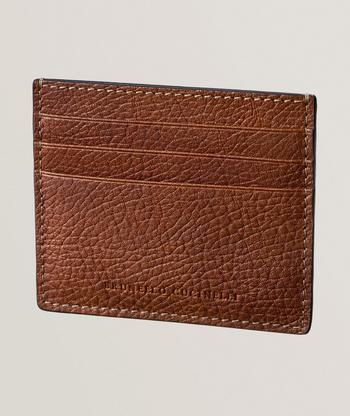 【送料&関税込】Brunello Cucinelli Card Holder Brunello Cucinelli Grained Leather XL Cardholder | Wallets