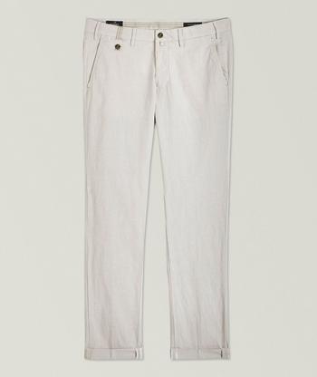 Brunello Cucinelli Slim Fit Stretch-Cotton Chino Pants