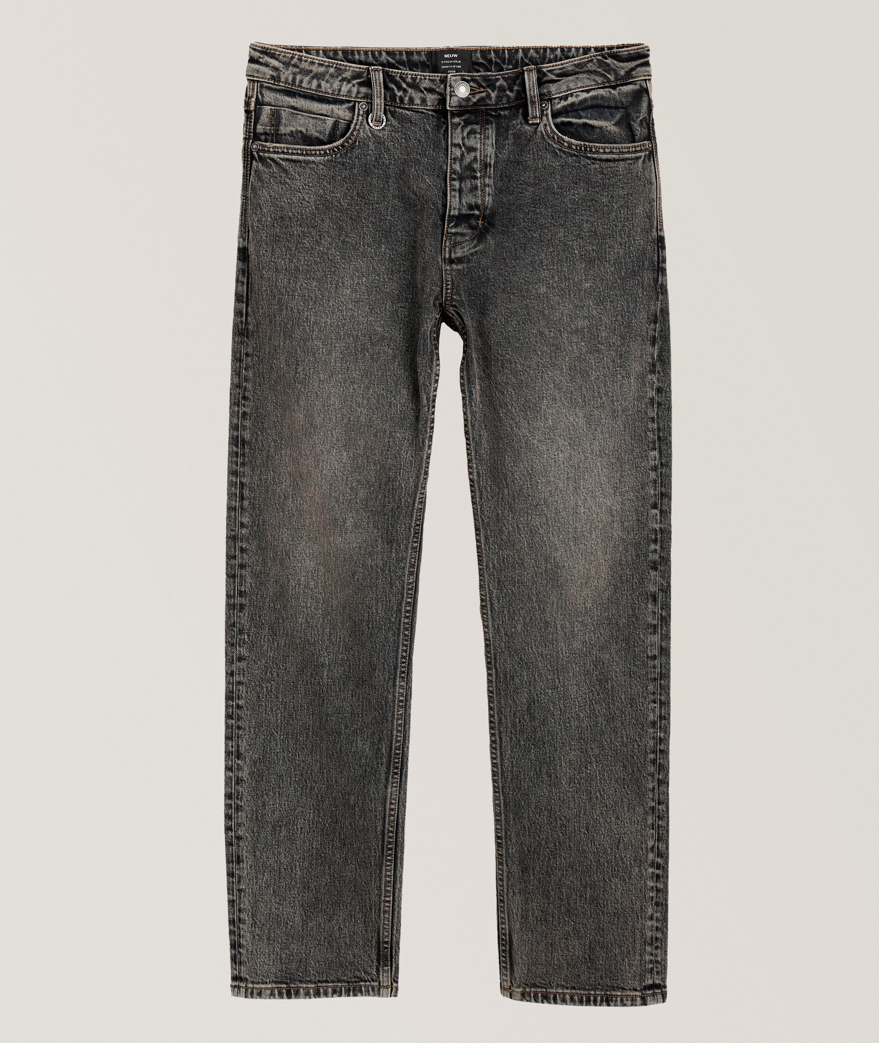 NEUW Ray Straight Fit Stretch-Cotton Jeans