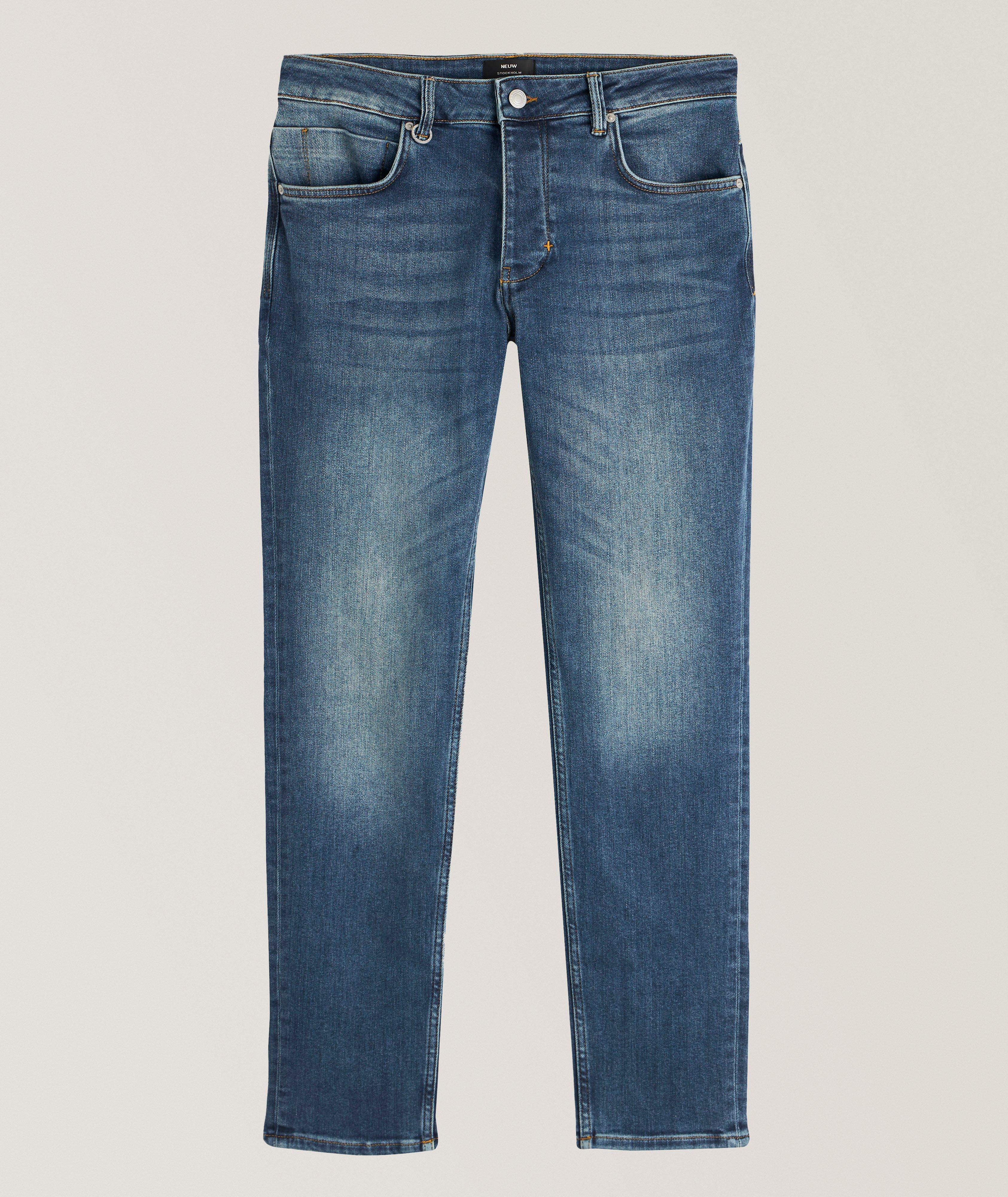 NEUW Lou Slim-Fit Stretch-Cotton Jeans