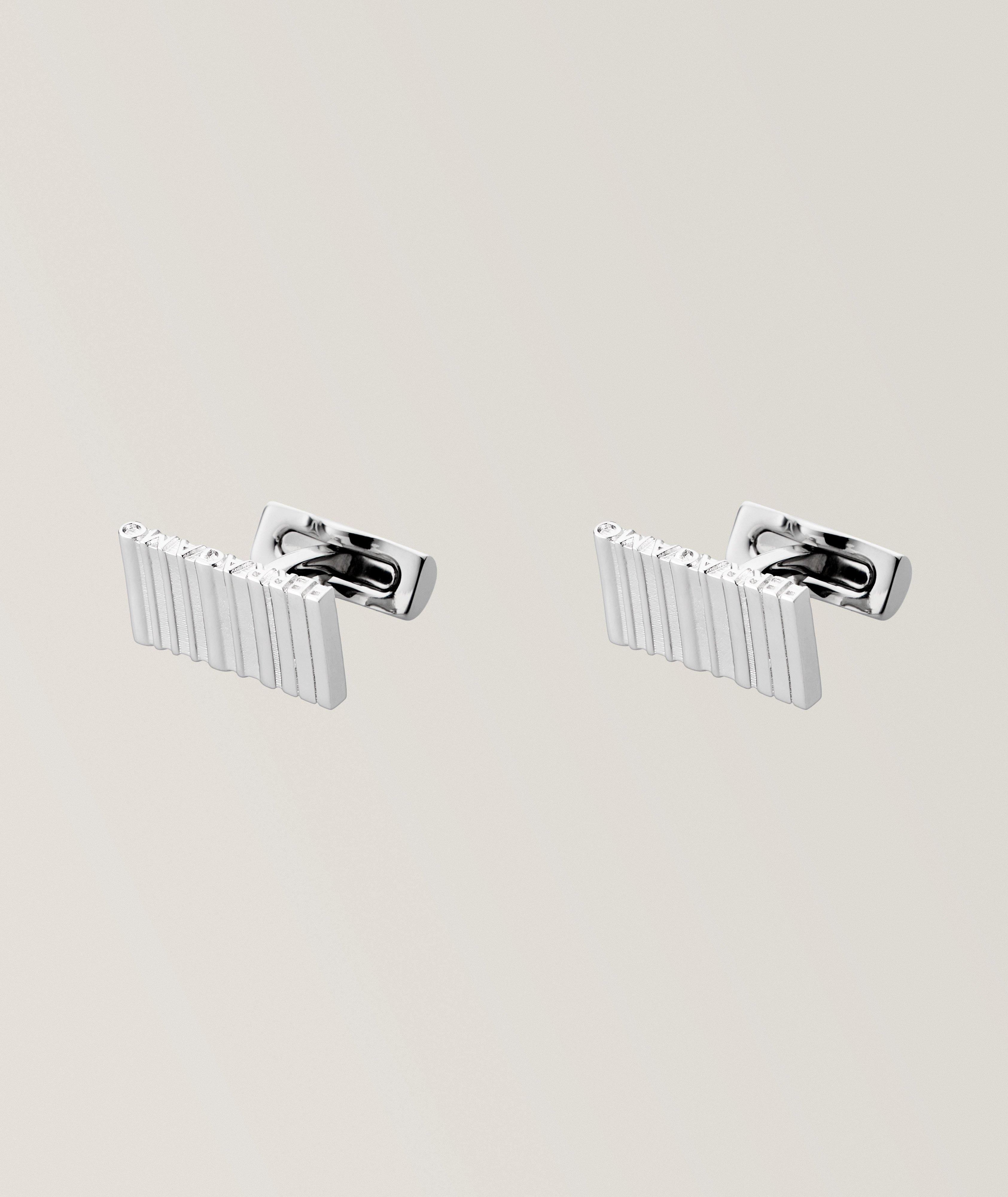 Rectangular Logo Cufflinks