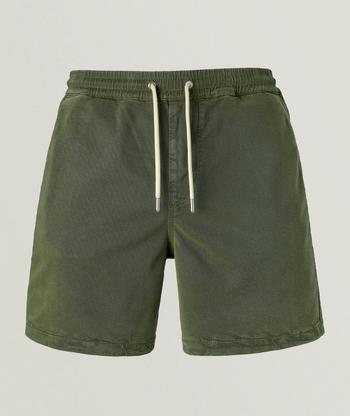 Passport Workers Club Denim Shorts Dark Green/Over-Dye